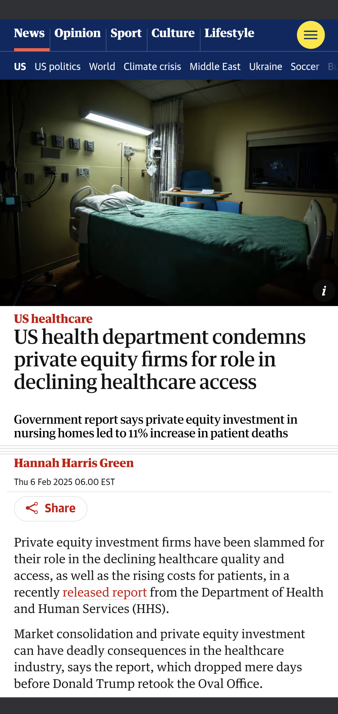 The harsh reality of profit-driven healthcare