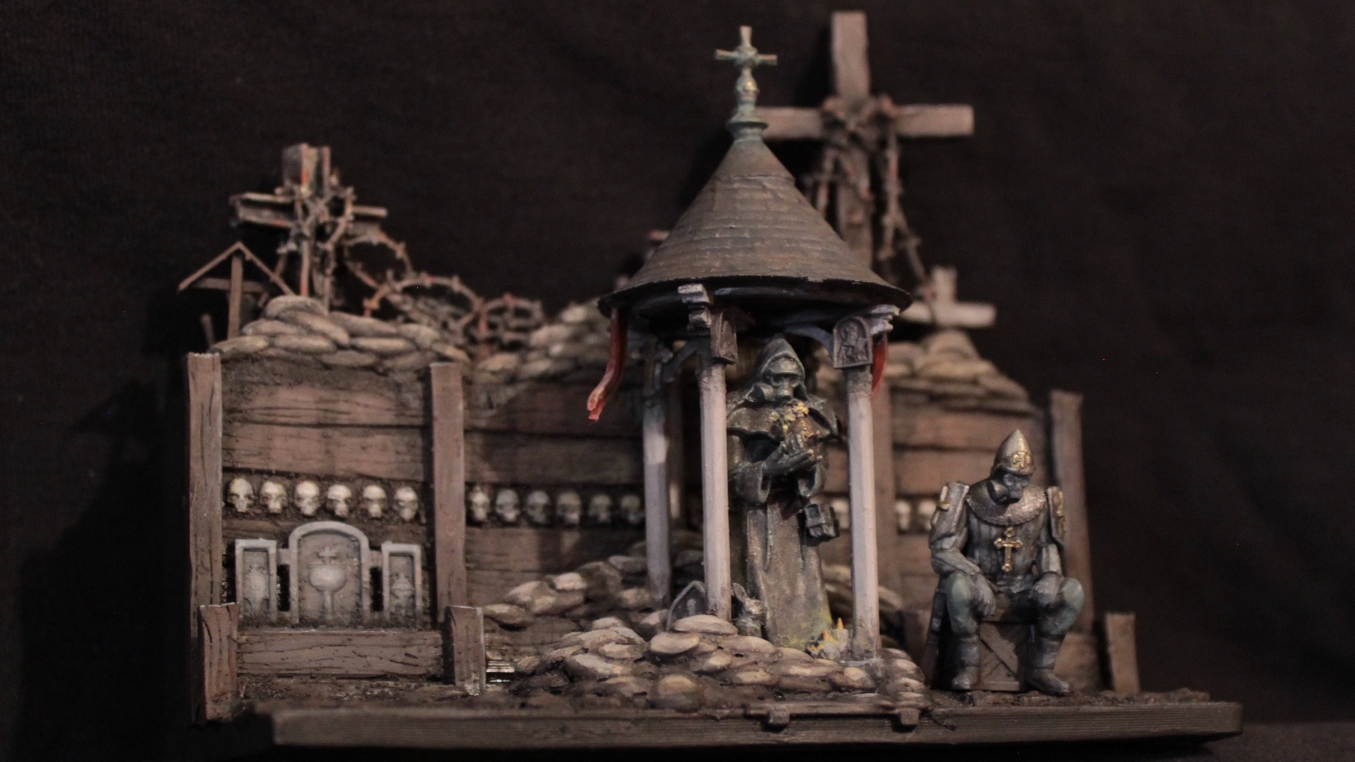 Diorama of the Trench Crusade - Shrine of Saint Idle.