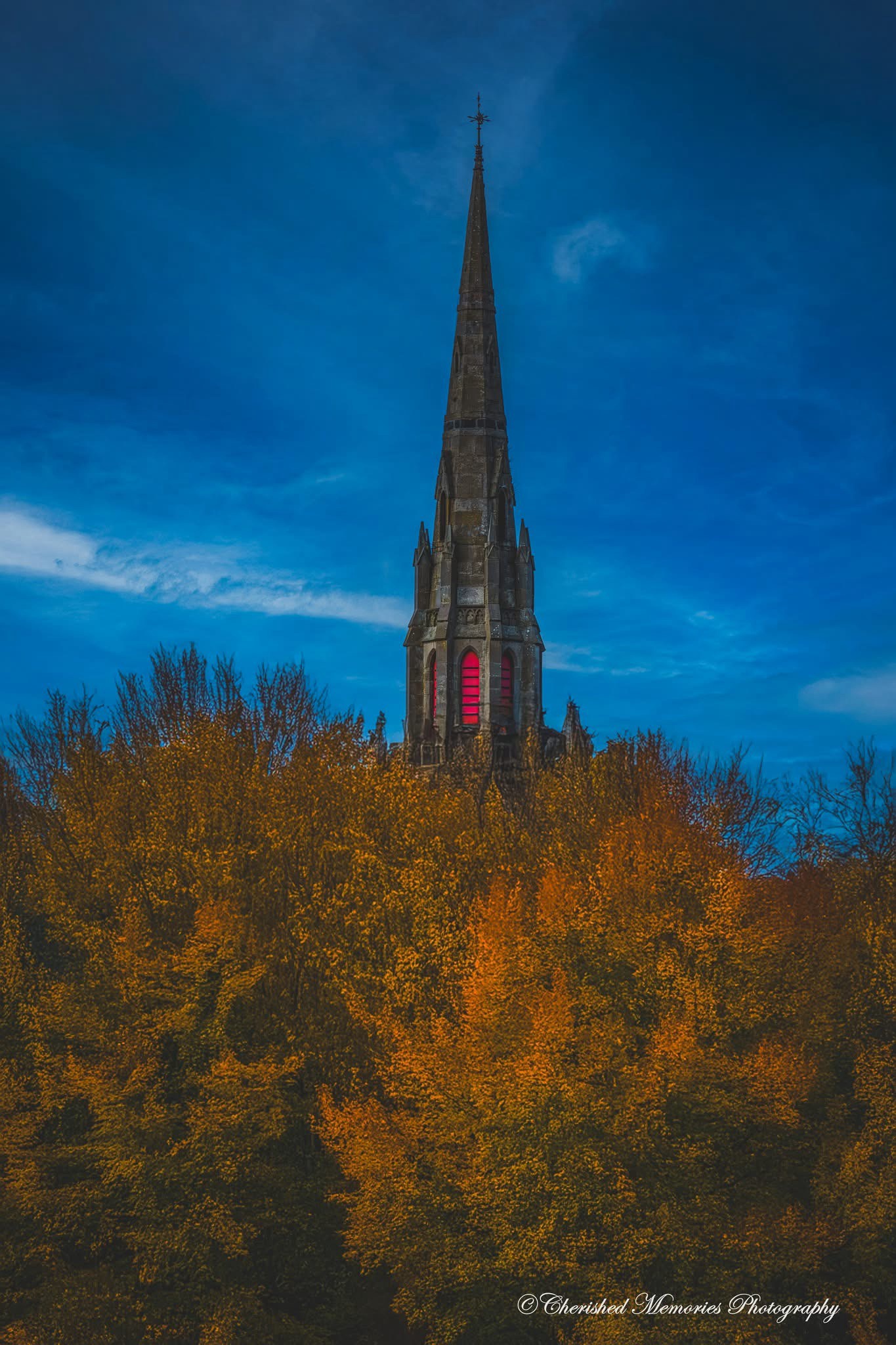 Imposing Tower Against the Skyline