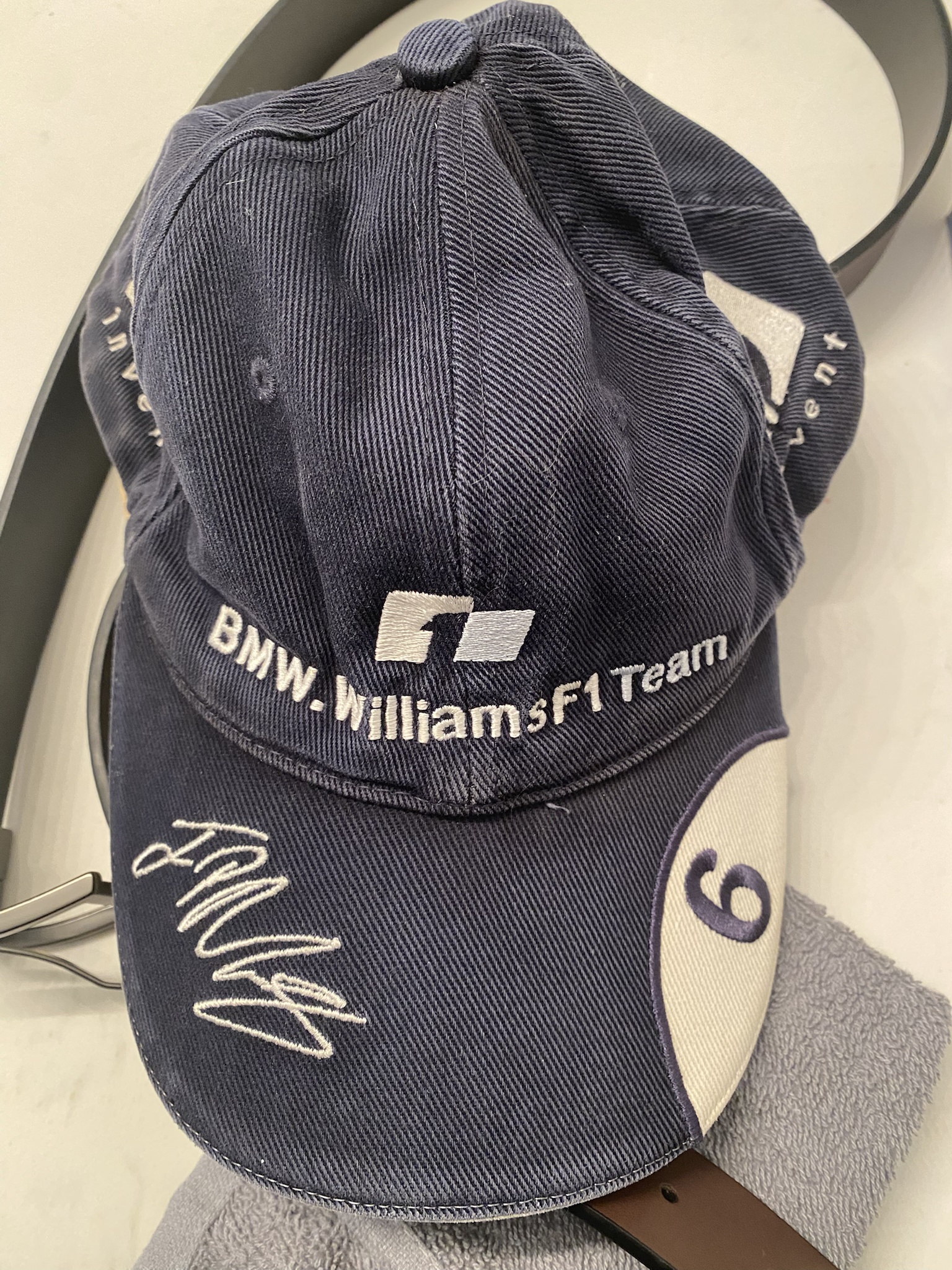 Unraveling the Mystery: The Signature on the Williams F1 Hat