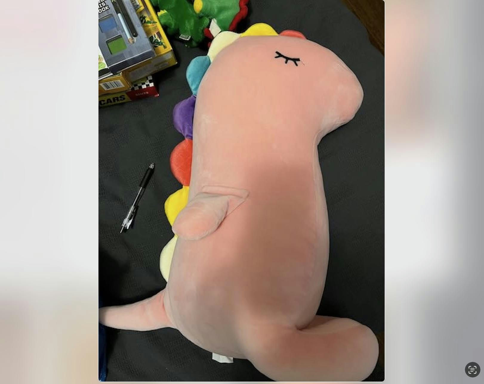 Meet Stuffy: The Adorable Pink Rainbow Dino