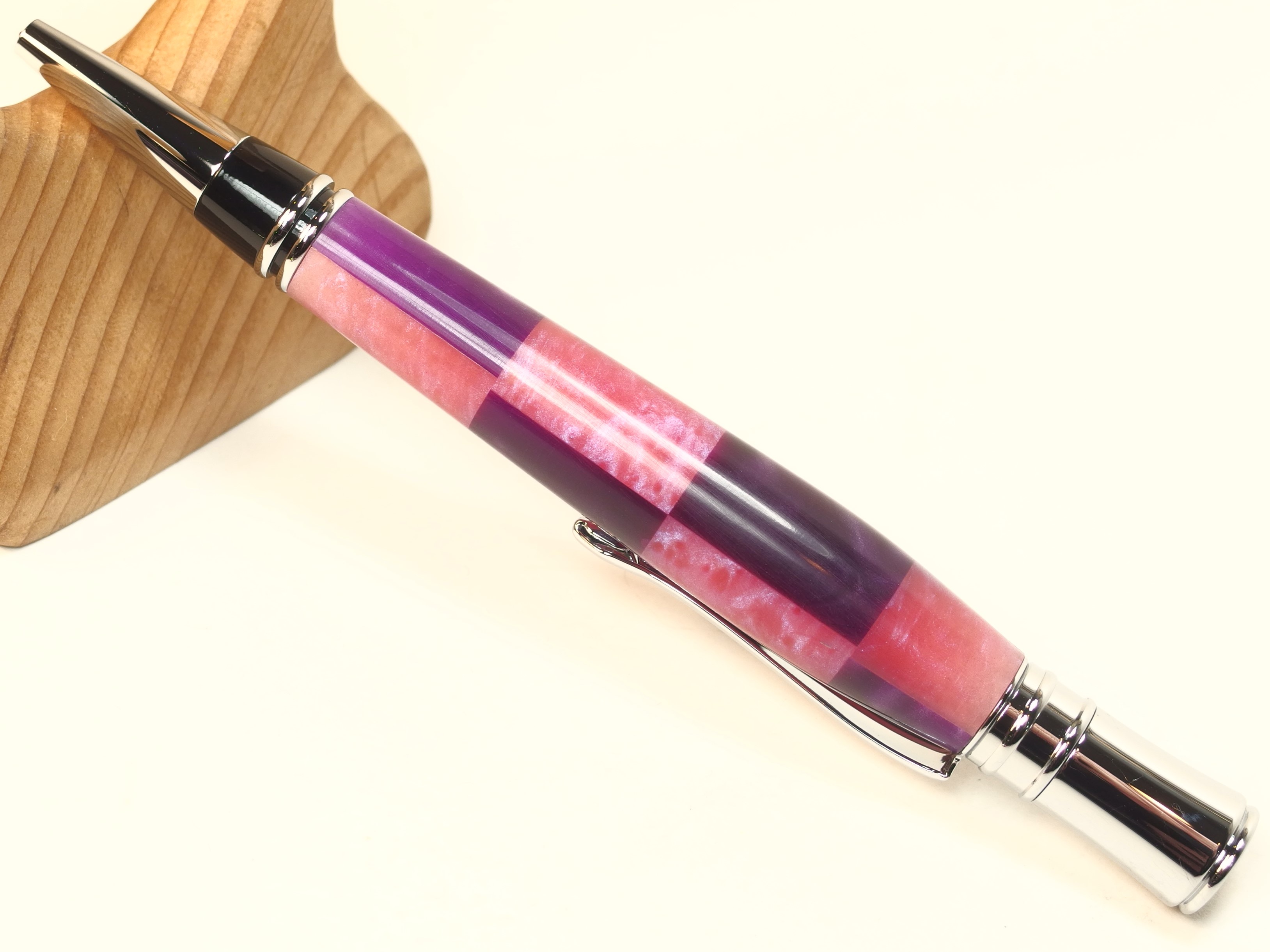 Check Out My Pink and Purple Acrylic Art Creation