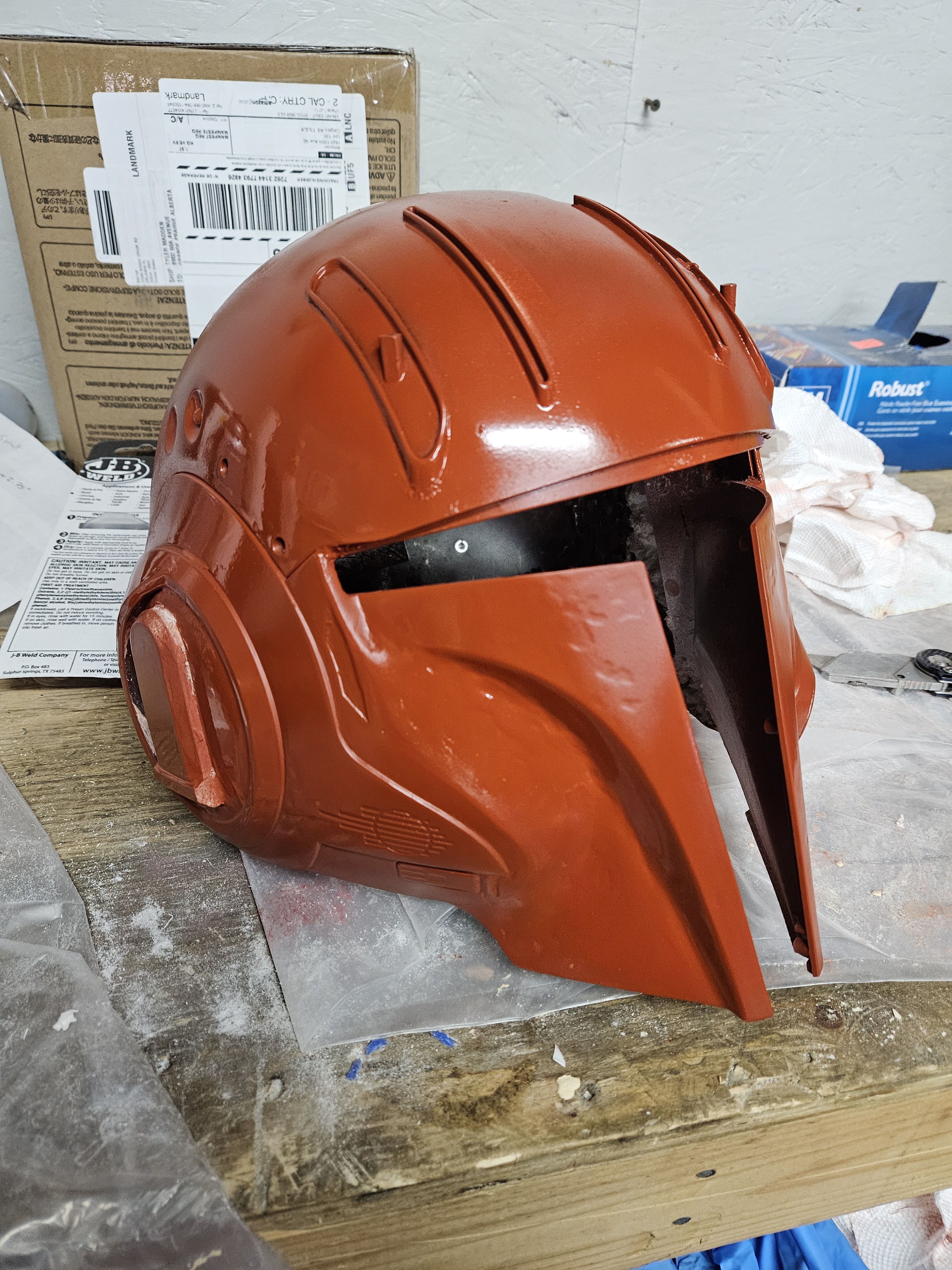 The Iconic Mando Pilot Helmet Revealed