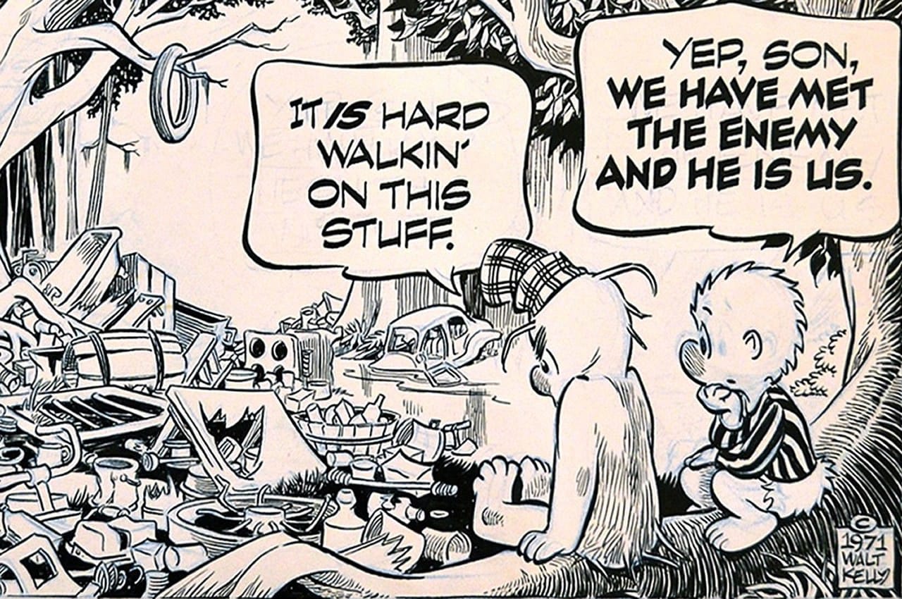 Walt Kelly's 1971 Wisdom: We Are Our Own Worst Enemy