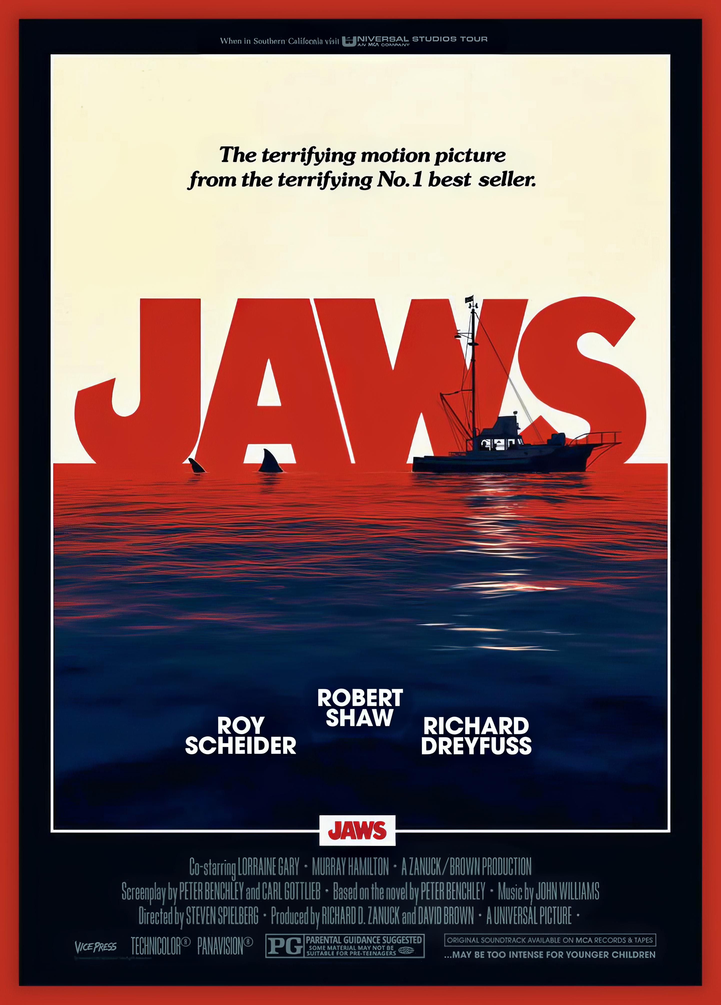 Iconic Jaws Poster Reimagined by Matt Ferguson