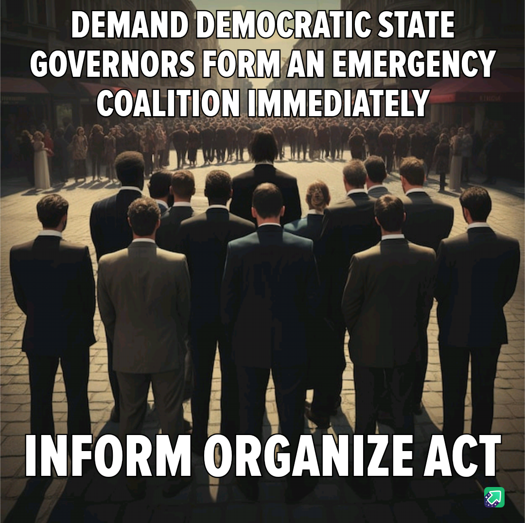 Urgent Call to Action: Demand Democratic Governors Unite for an Emergency Coalition!