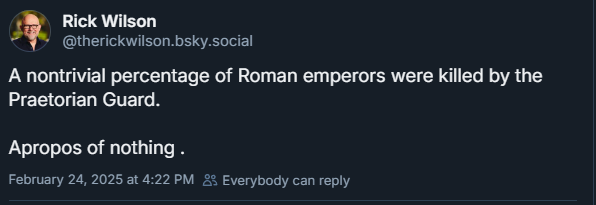 Rick makes a solid point here!