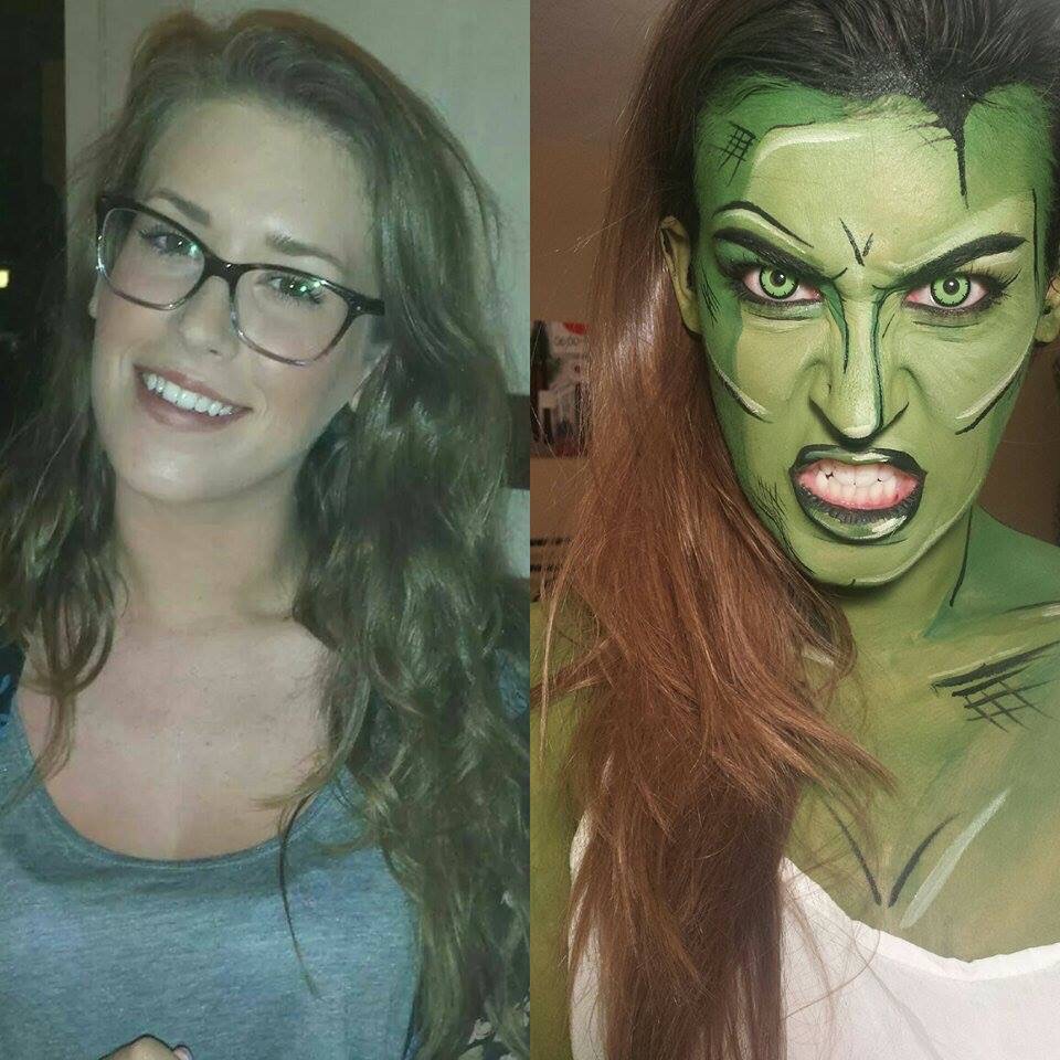 Watch as This Girl Transforms into She-Hulk - A Stunning Metamorphosis!