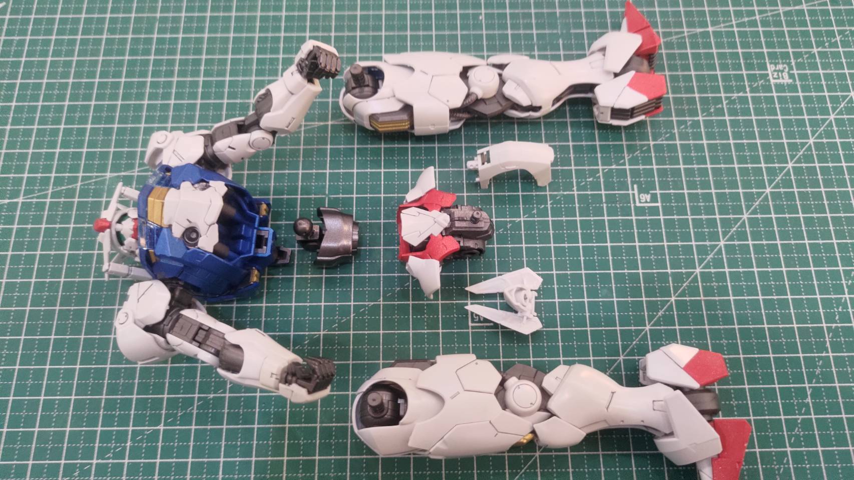 Toy Restoration Success: Bandai's Full Mechanics Gundam Aerial Permet Score Six