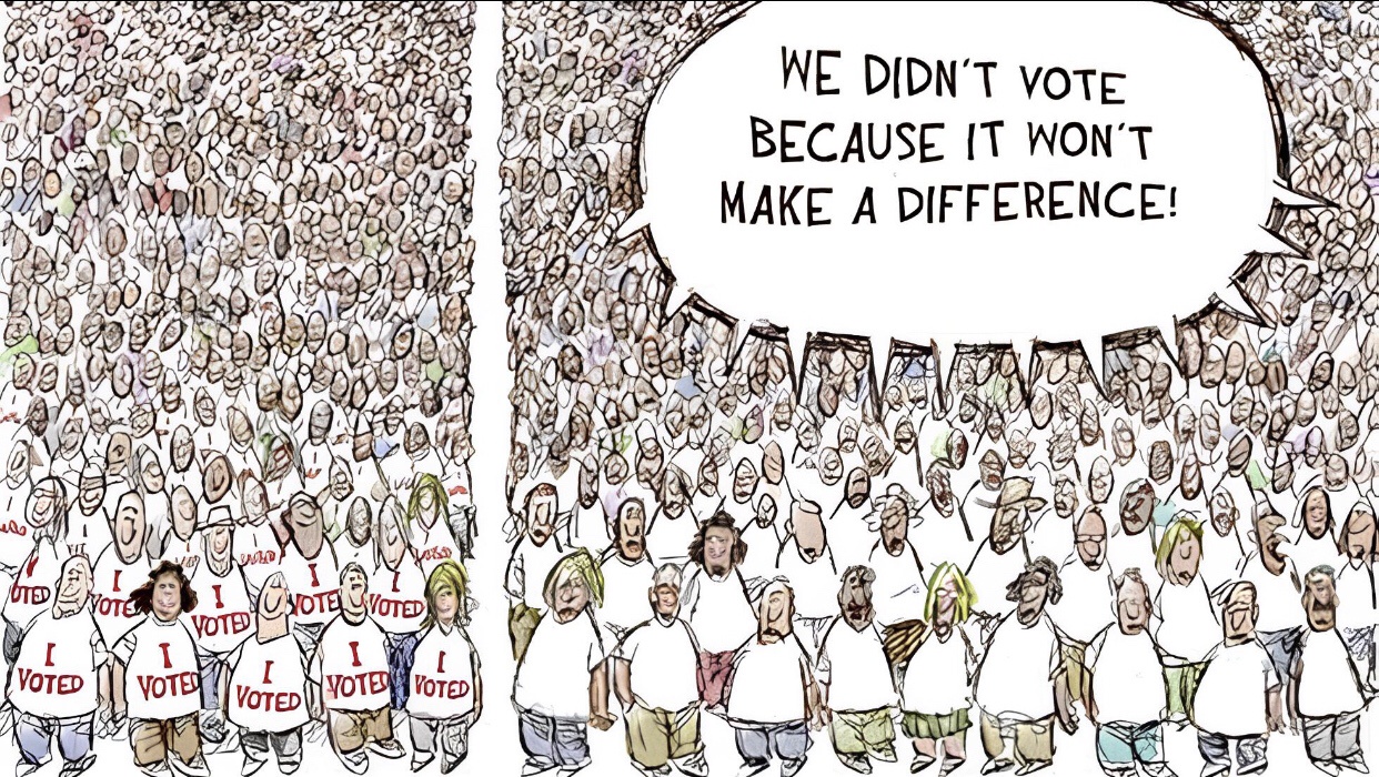 Your vote truly matters! Spread the word to friends and family.