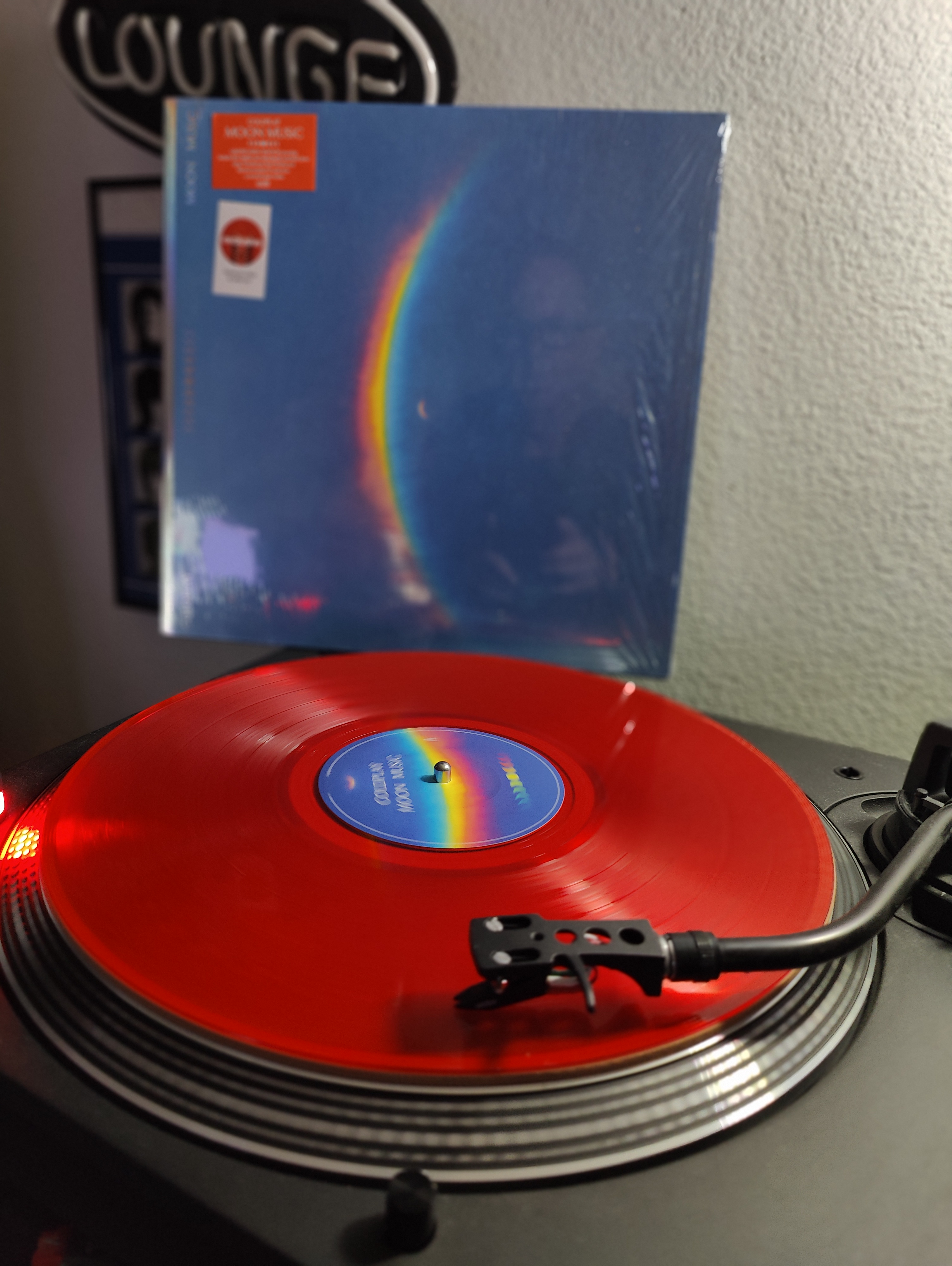 Groovy Vinyl Vibes Under the Moonlight