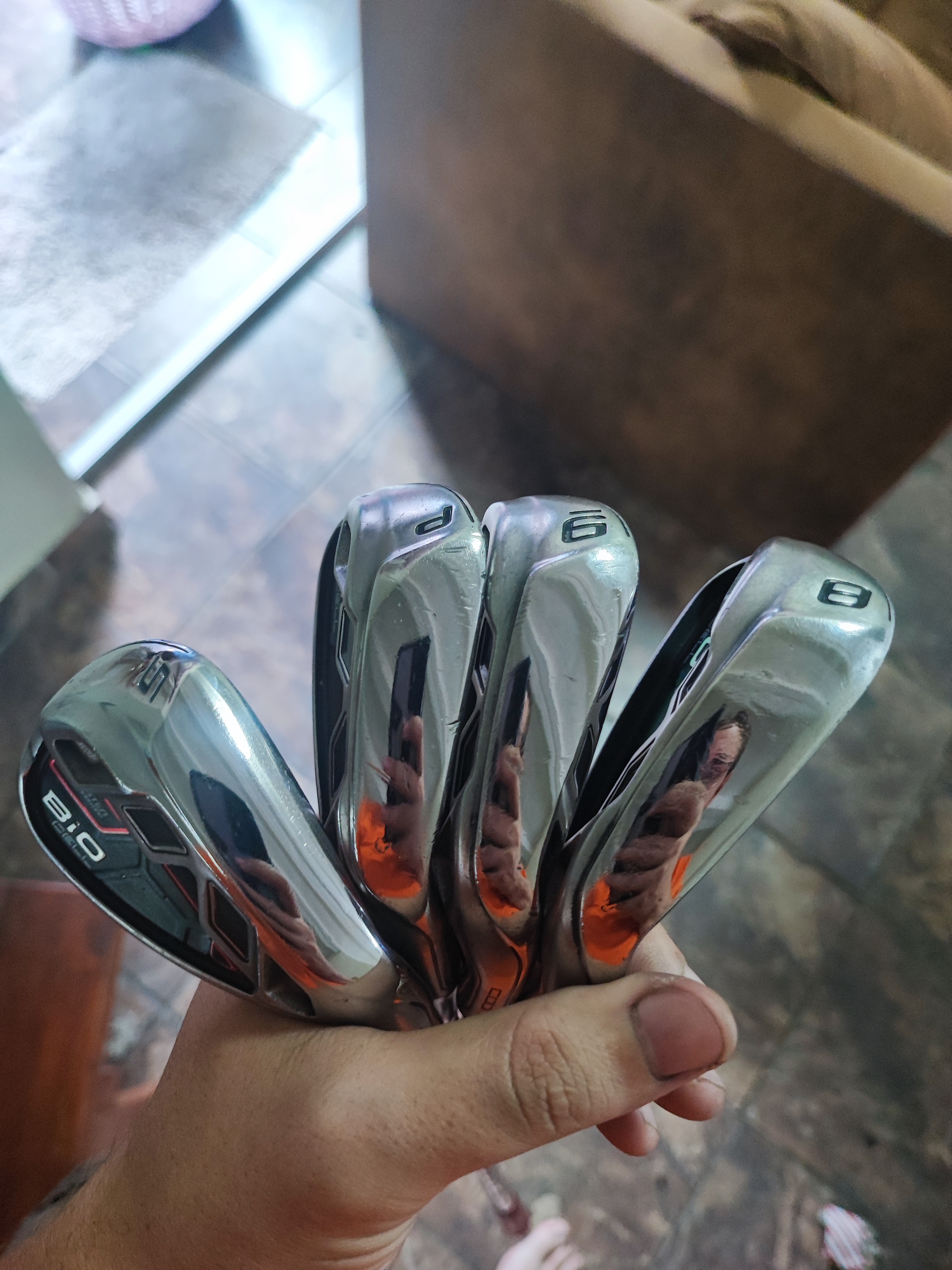 Refurbished Cobra Bio Cell Irons with new soles!