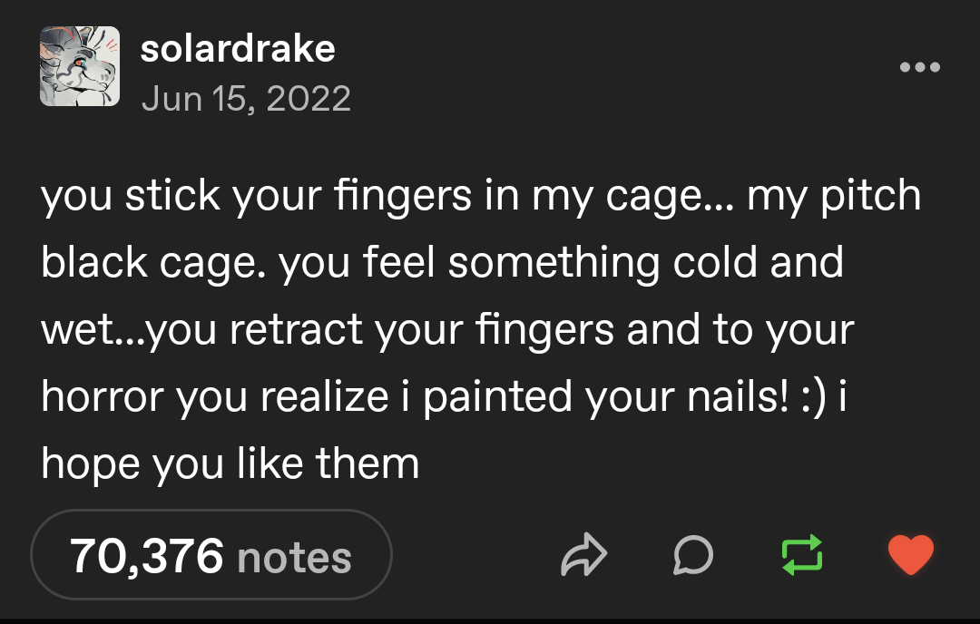 When You Stick Your Fingers in My Cage: A Playful Encounter