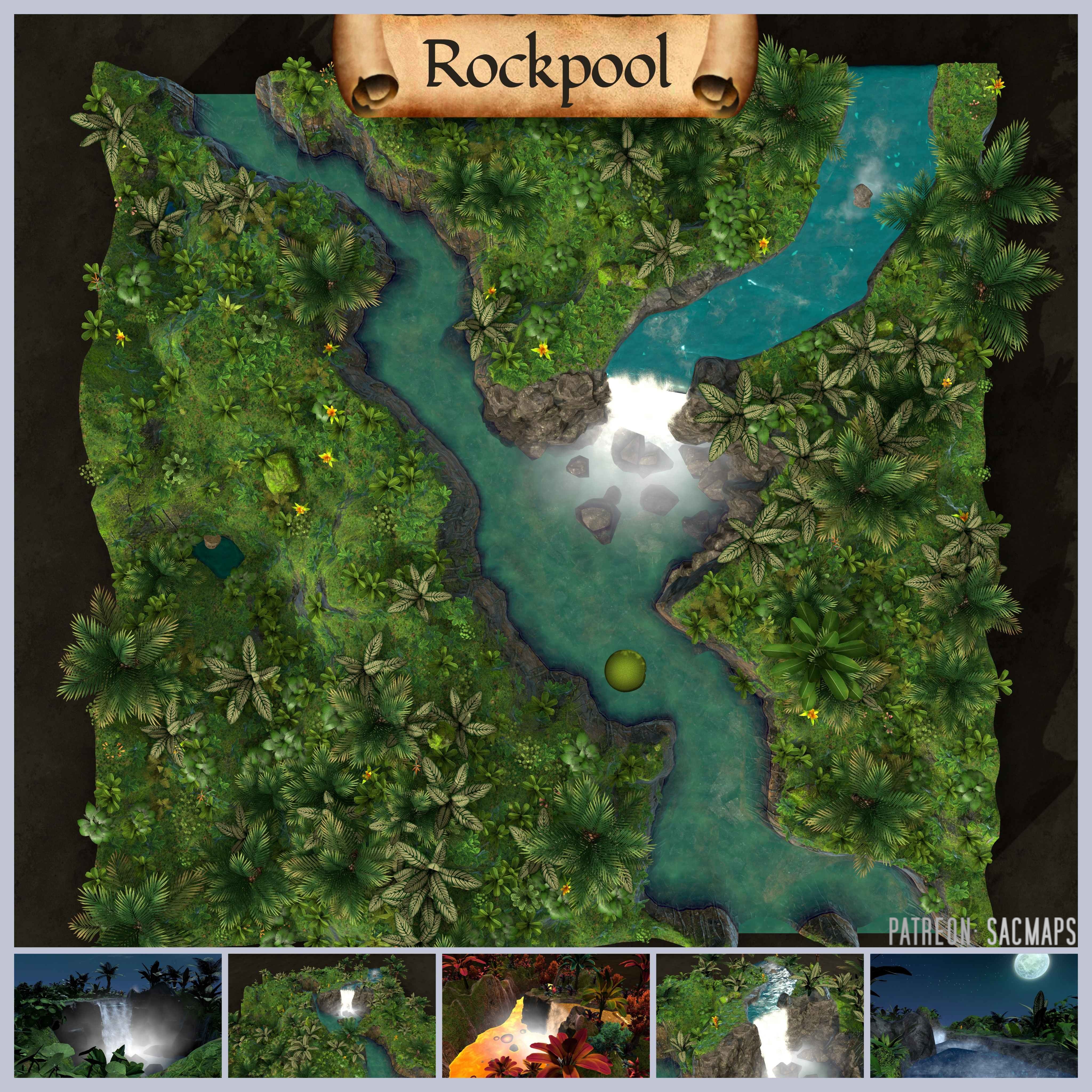 Explore The Rockpool: Your Go-To for Free DnD and TTRPG Maps