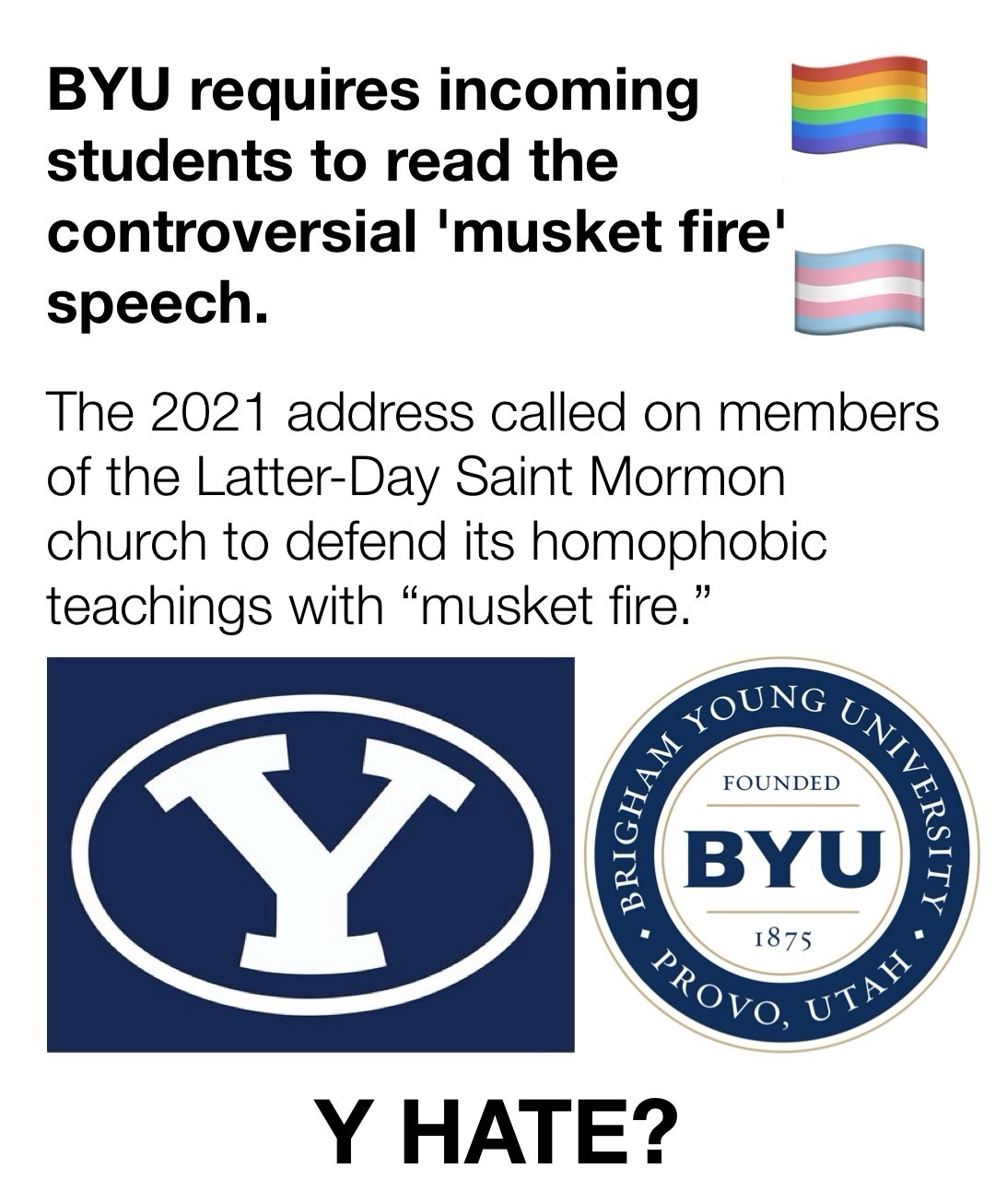 BYU's Bold Move to Fire Muskets at LGBTQ