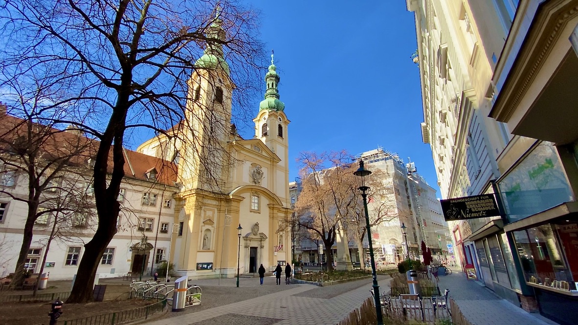 The Majestic Servite Church in Vienna