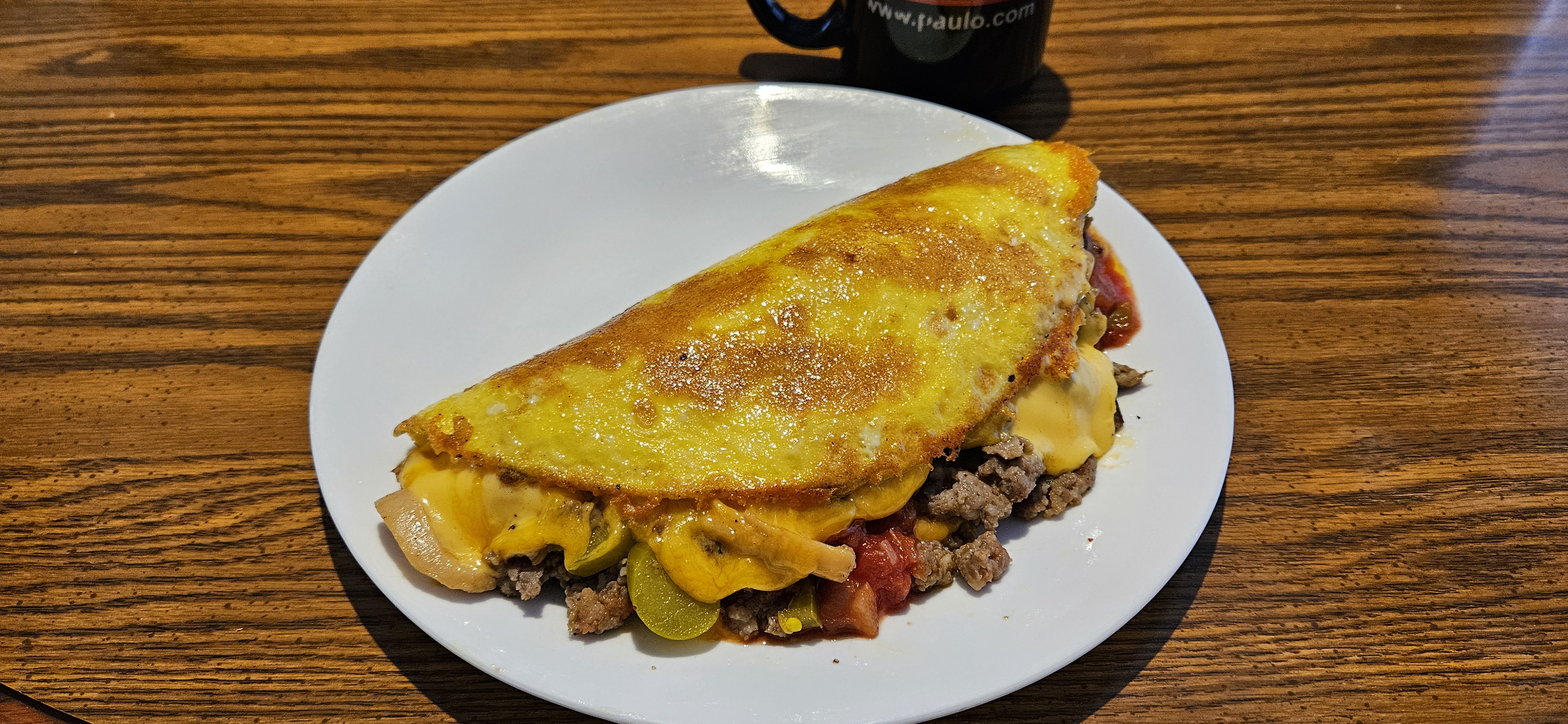 Indulging in a Delicious Sunday Omelet