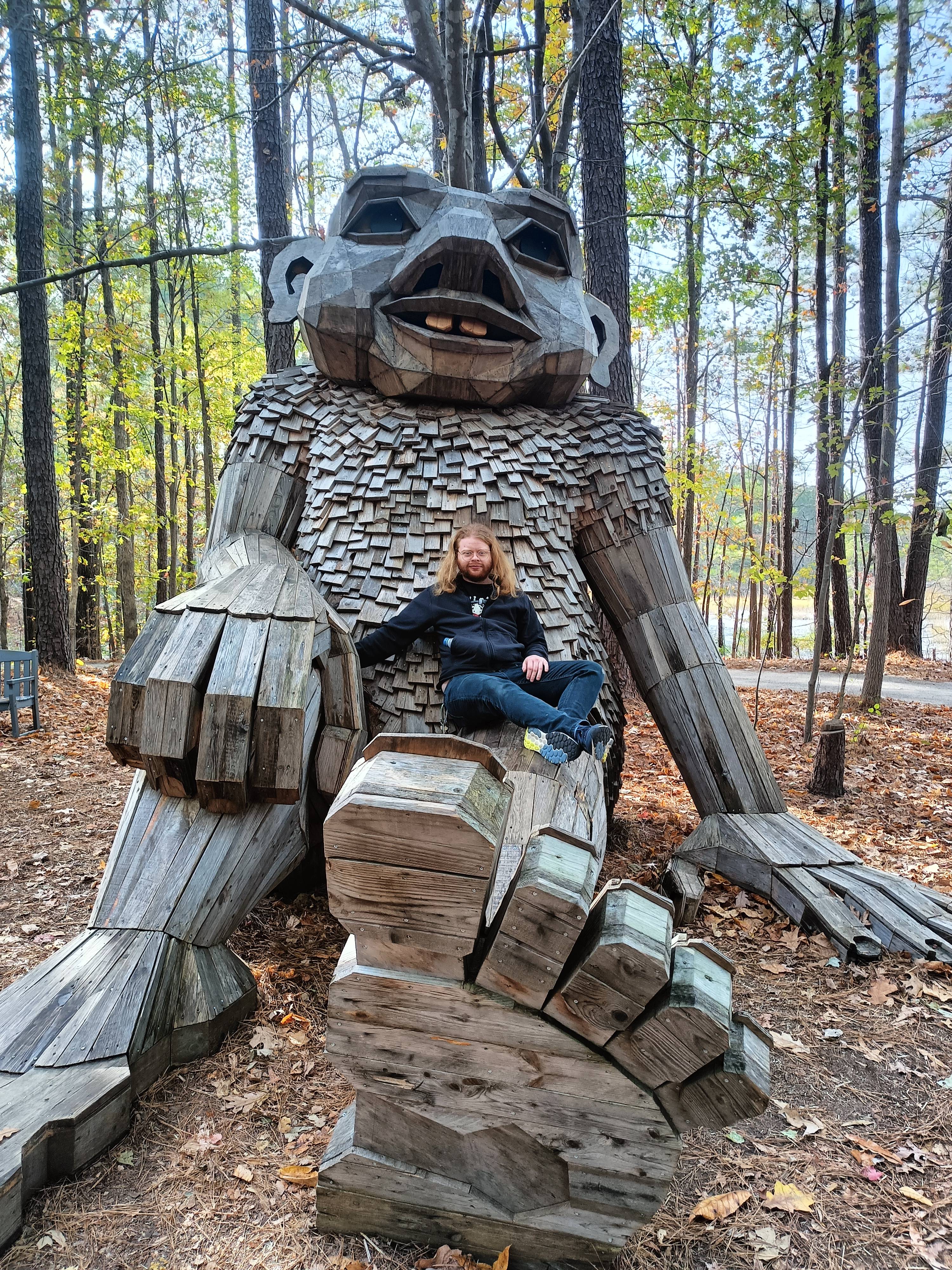 Cherishing My Favorite Moment from Our Nature Walk with My Fiancé!