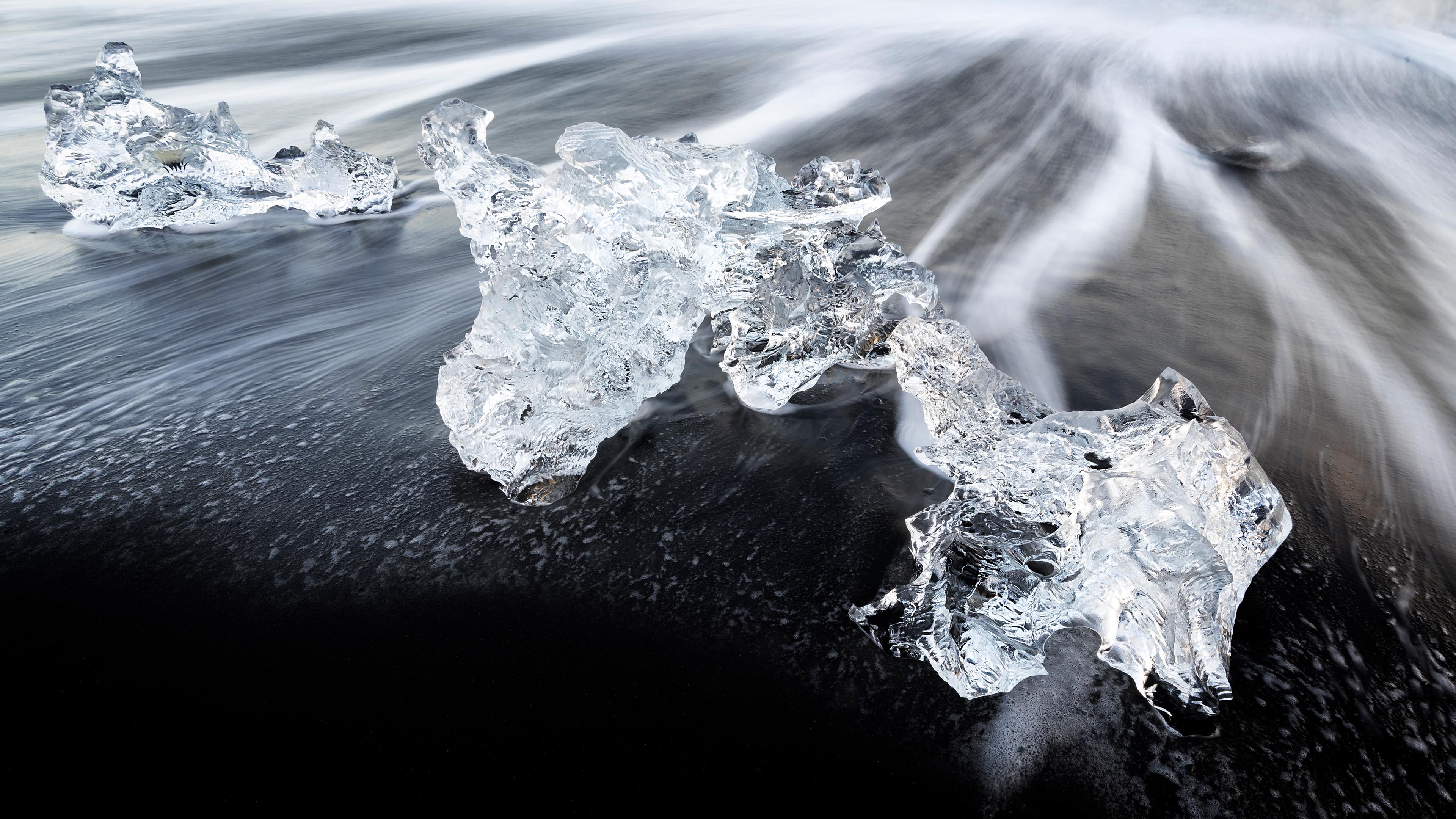 The Silent Story of an Iceberg's Remains