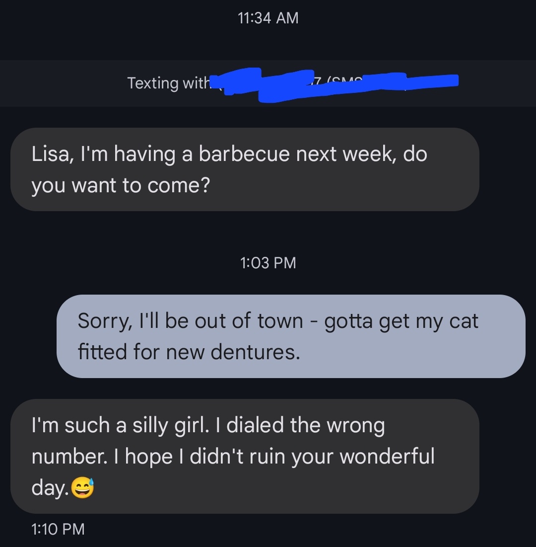 Are scammers finally catching on that we see through their tricks? I had a whole plan for this chat!