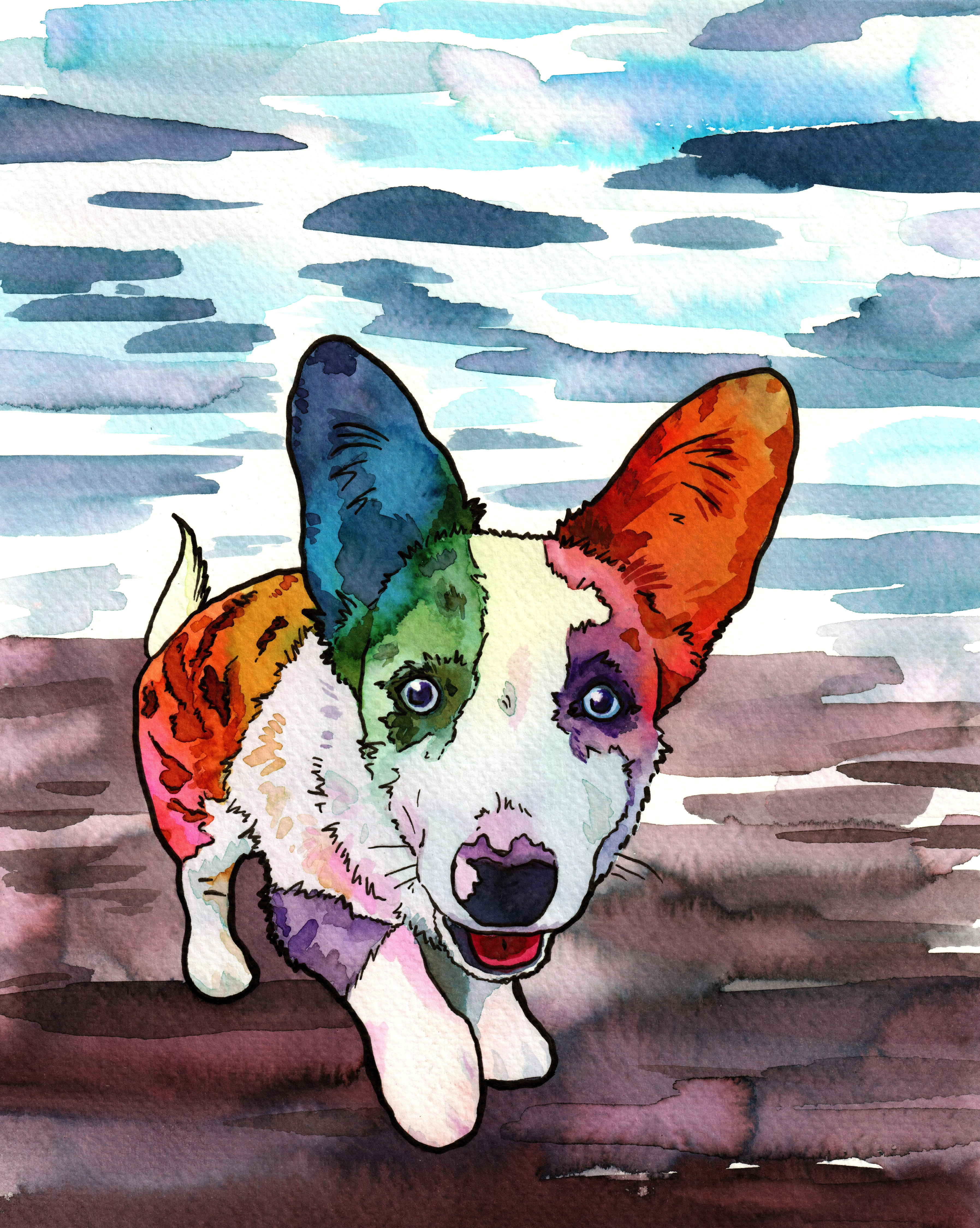 Daily Corgi Art: Say Hello to Piper!