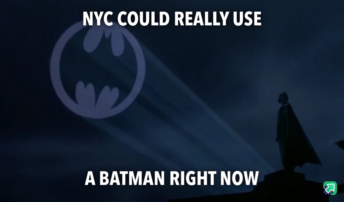 Where is Batman when you really need him?