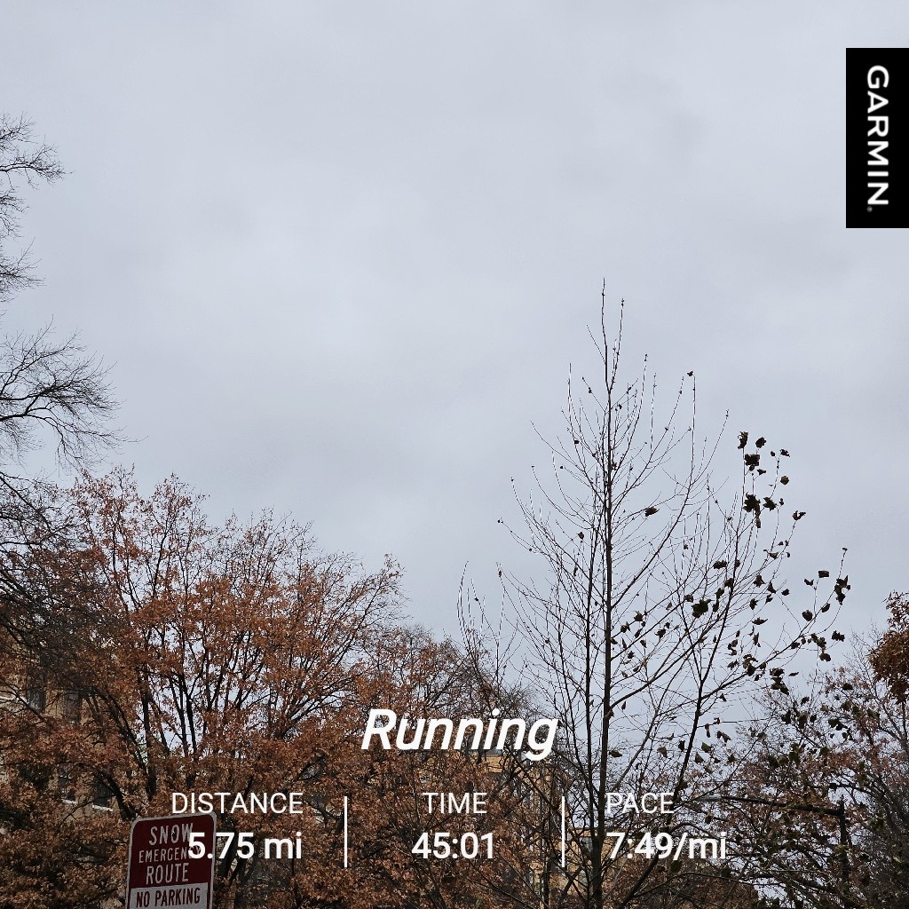 The daily grind of running.