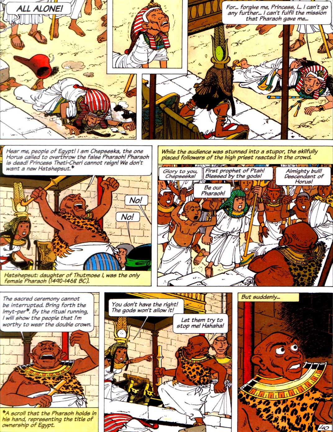 Dramatic Moments from 'Imhotep's Transformation': A Look into the Belgian Series 'Papyrus'
