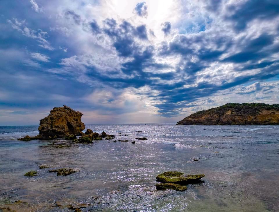 The vastness of the ocean awaits.