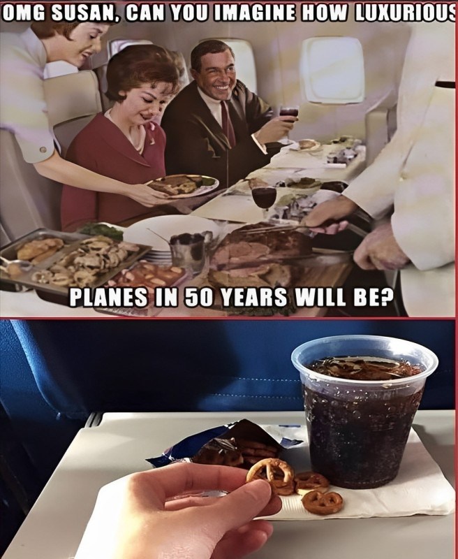 What were planes like 50 years ago?
