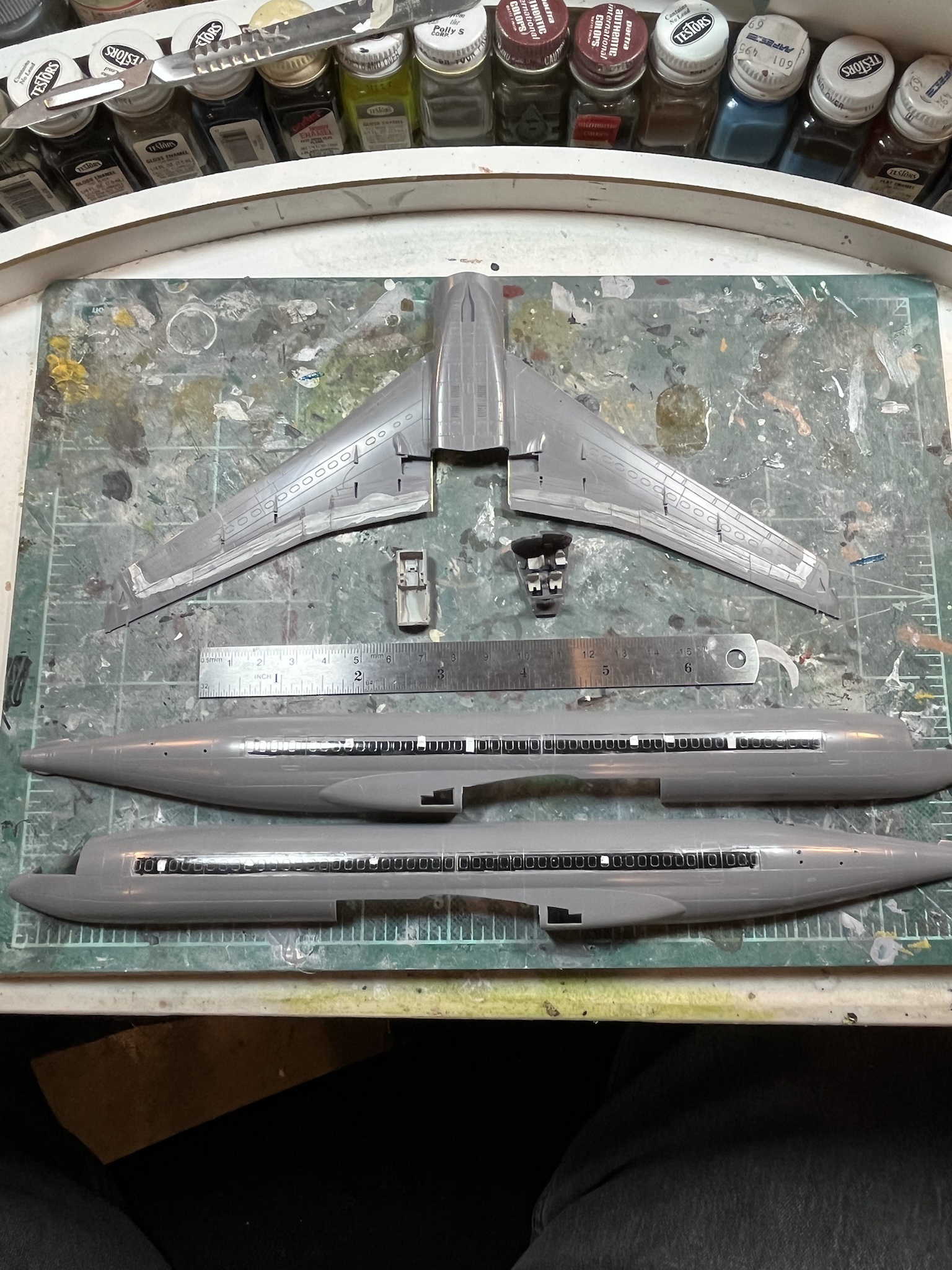 CRM 1/144 Scale Model of the 727