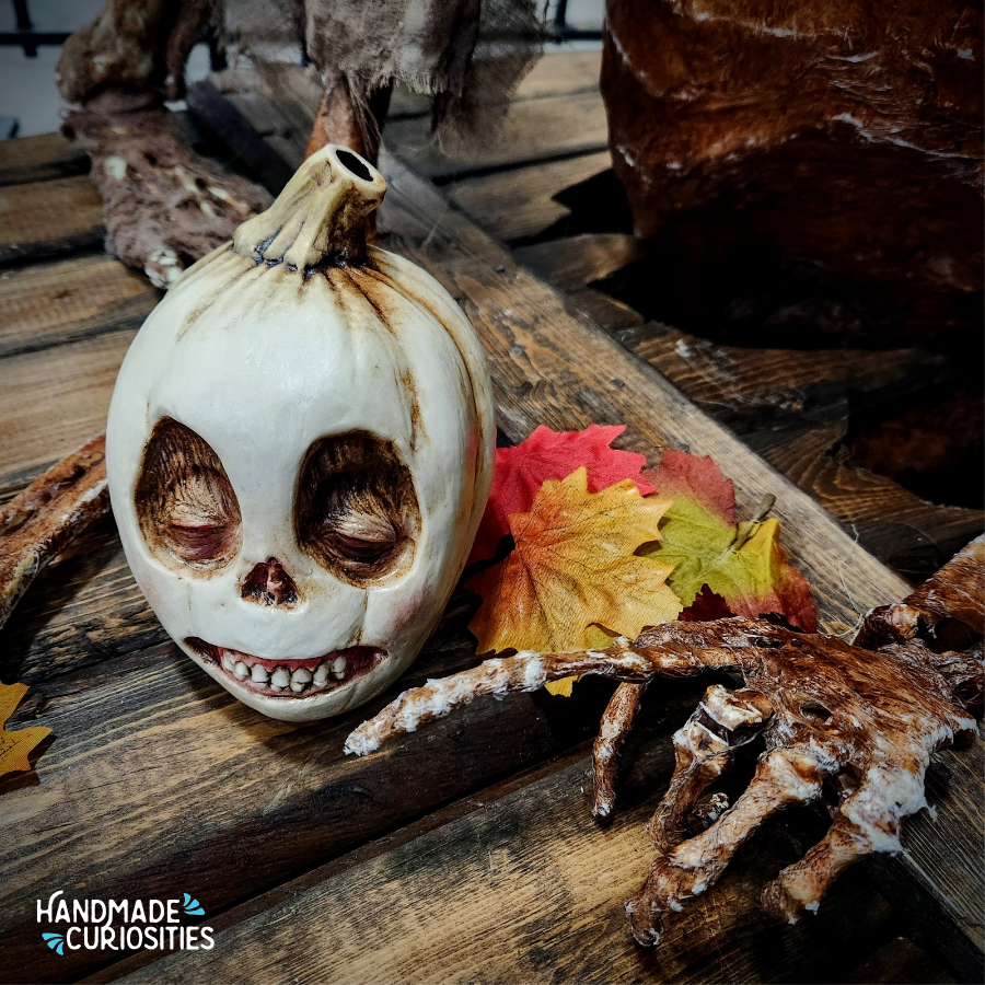 Meet the Terrifying Pumpkin Boy Tiki for Halloween!