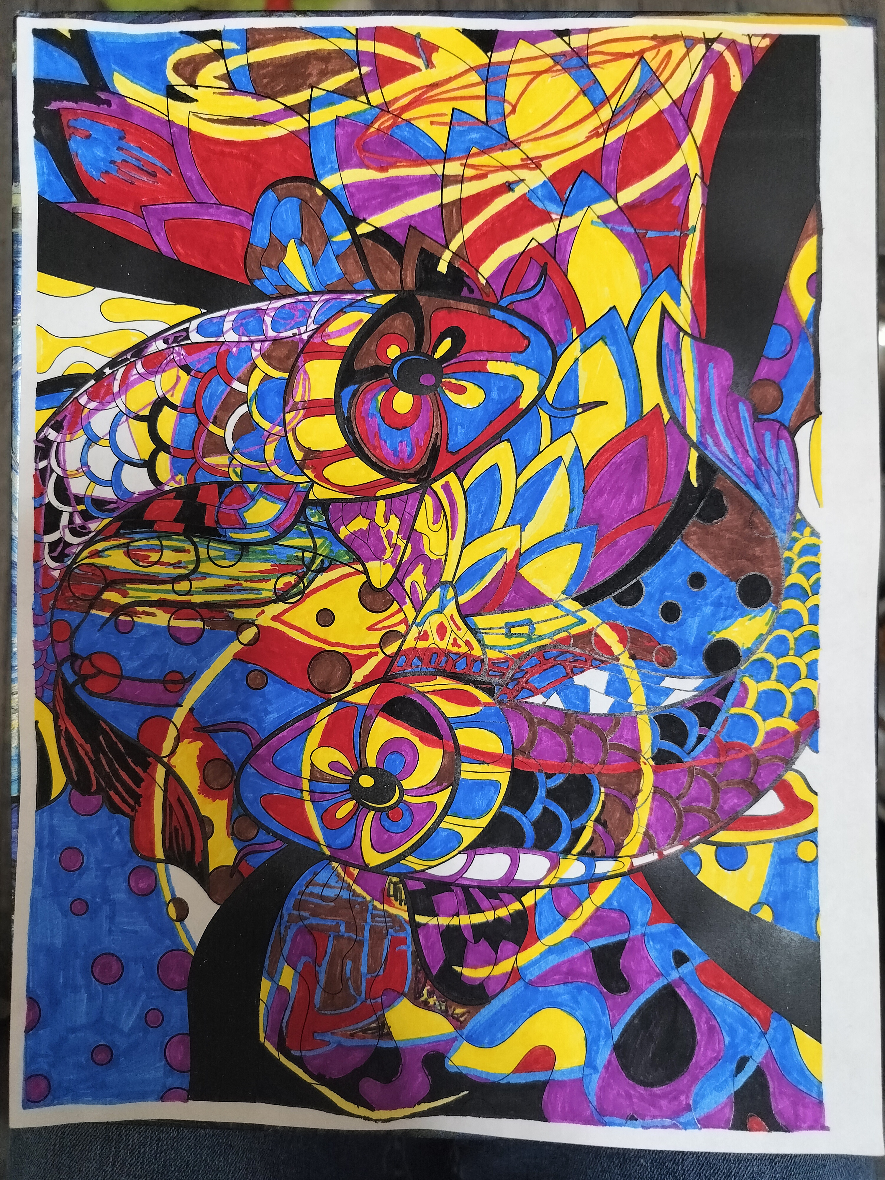 Every drawing I made feels like a mistake, yet some turn out beautifully unique when viewed from different angles