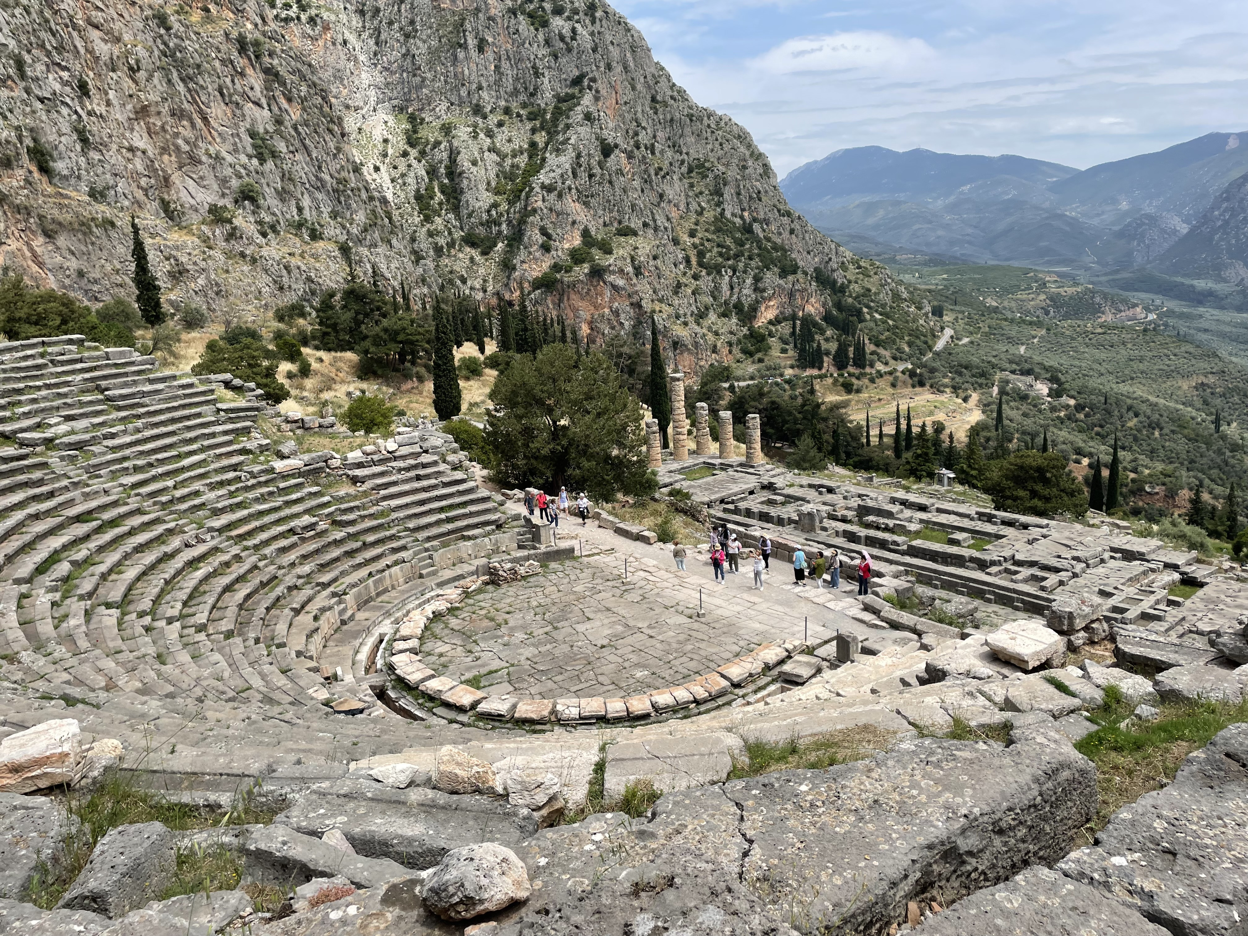Exploring the Wonders of Delphi Theater and Apollo's Temple