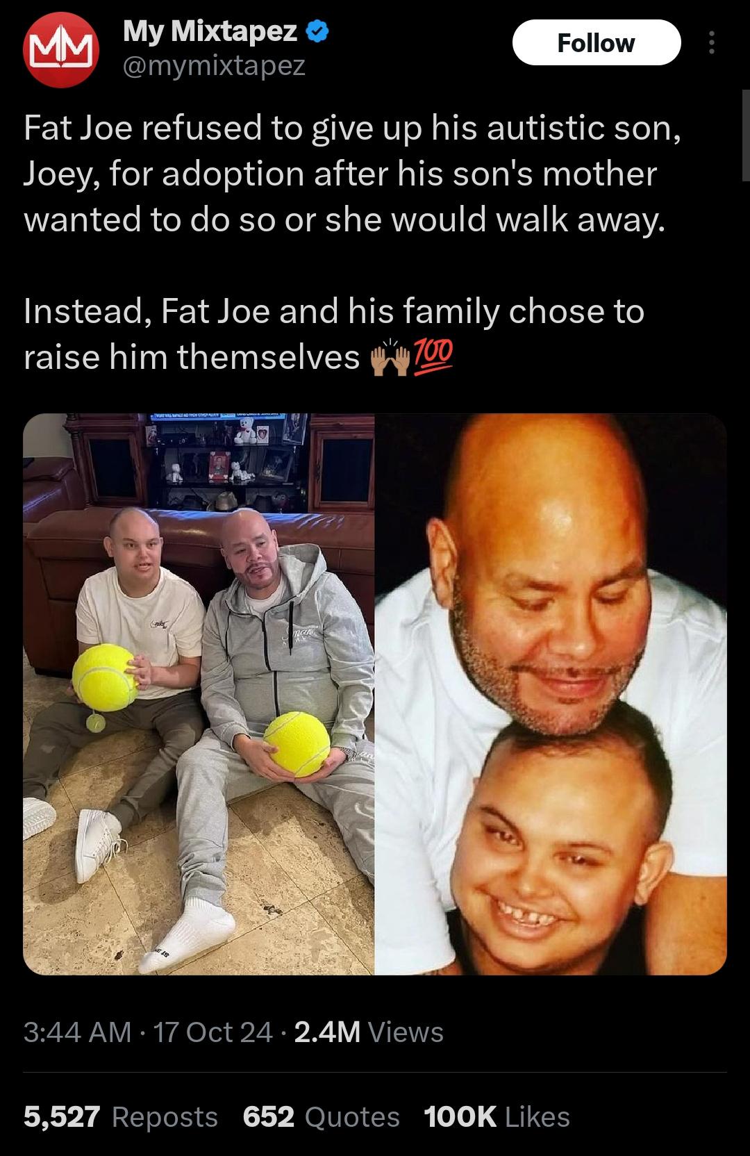 The Heartwarming Side of Fat Joe