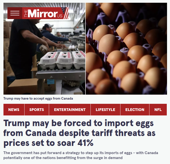 Importing Eggs Amid Bird Flu and Misinformation