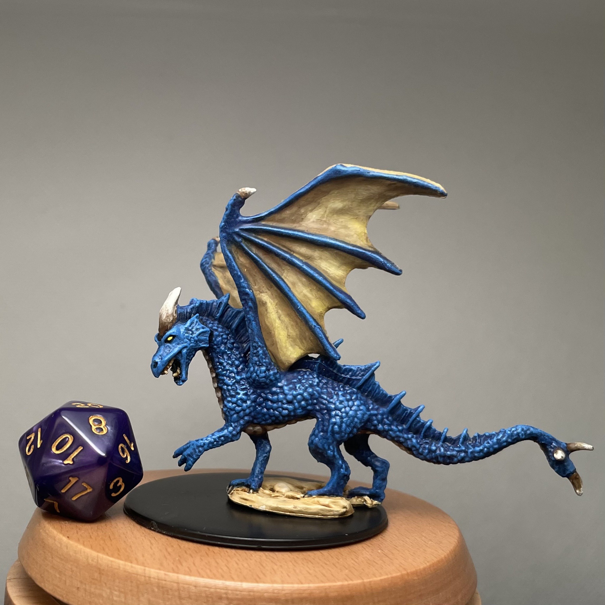 Meet the Blue Dragon Wyrmling: A Young Fire Dragon from Reaper Bones