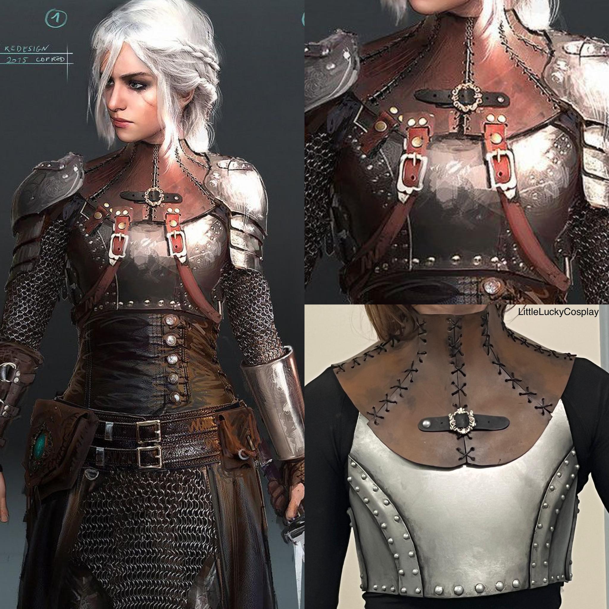 Progress Update: Ciri's Impressive Armored Chestplate