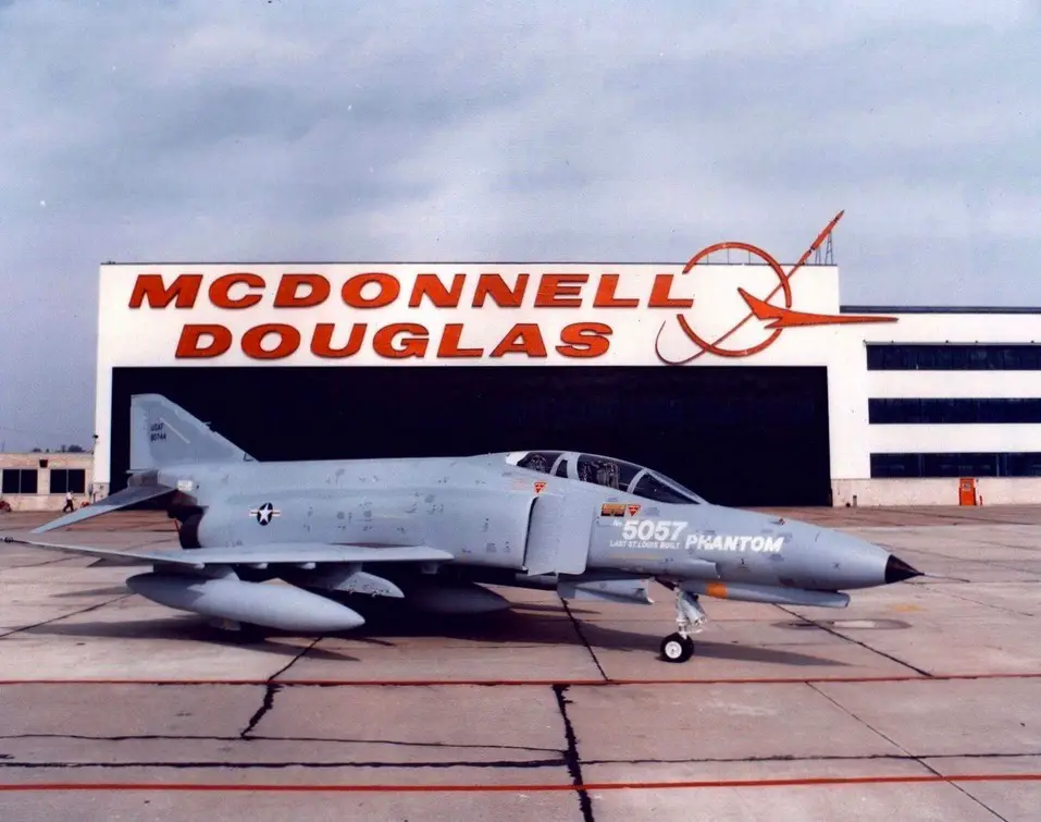 The final F-4 Phantom rolls off the assembly line: A historic moment