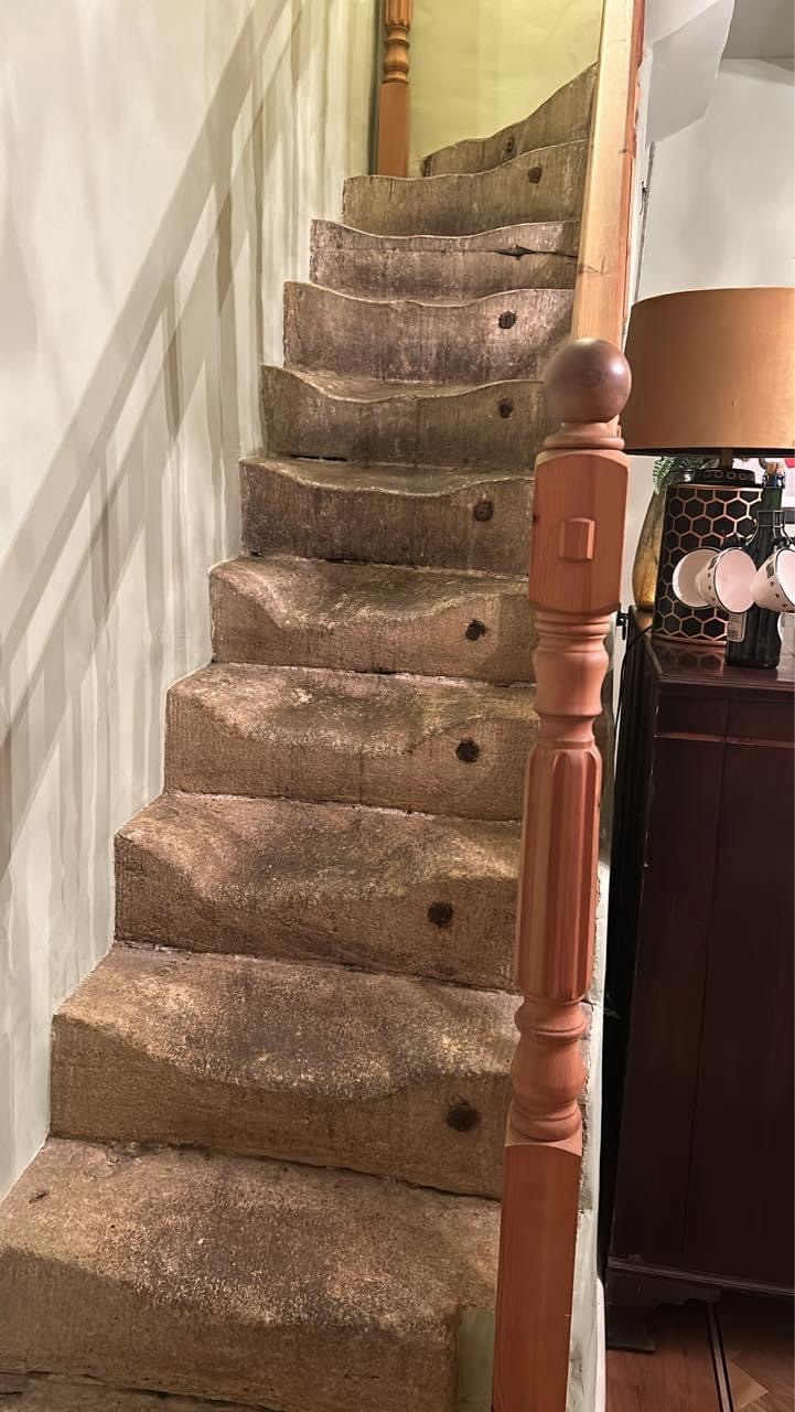 Ancient Stone Steps: Worn by Time's Embrace