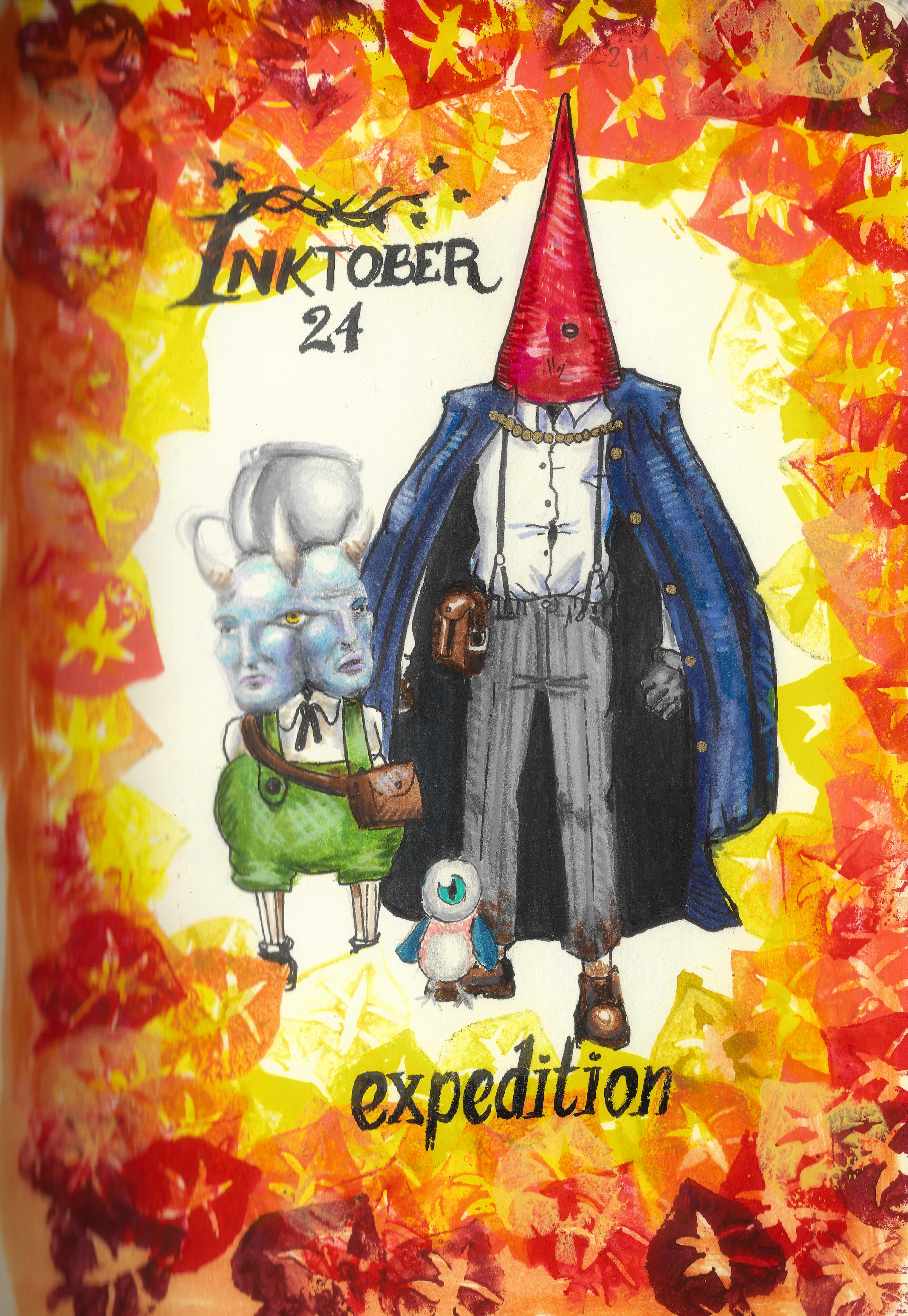 Inktober Day 24: The Great Expedition