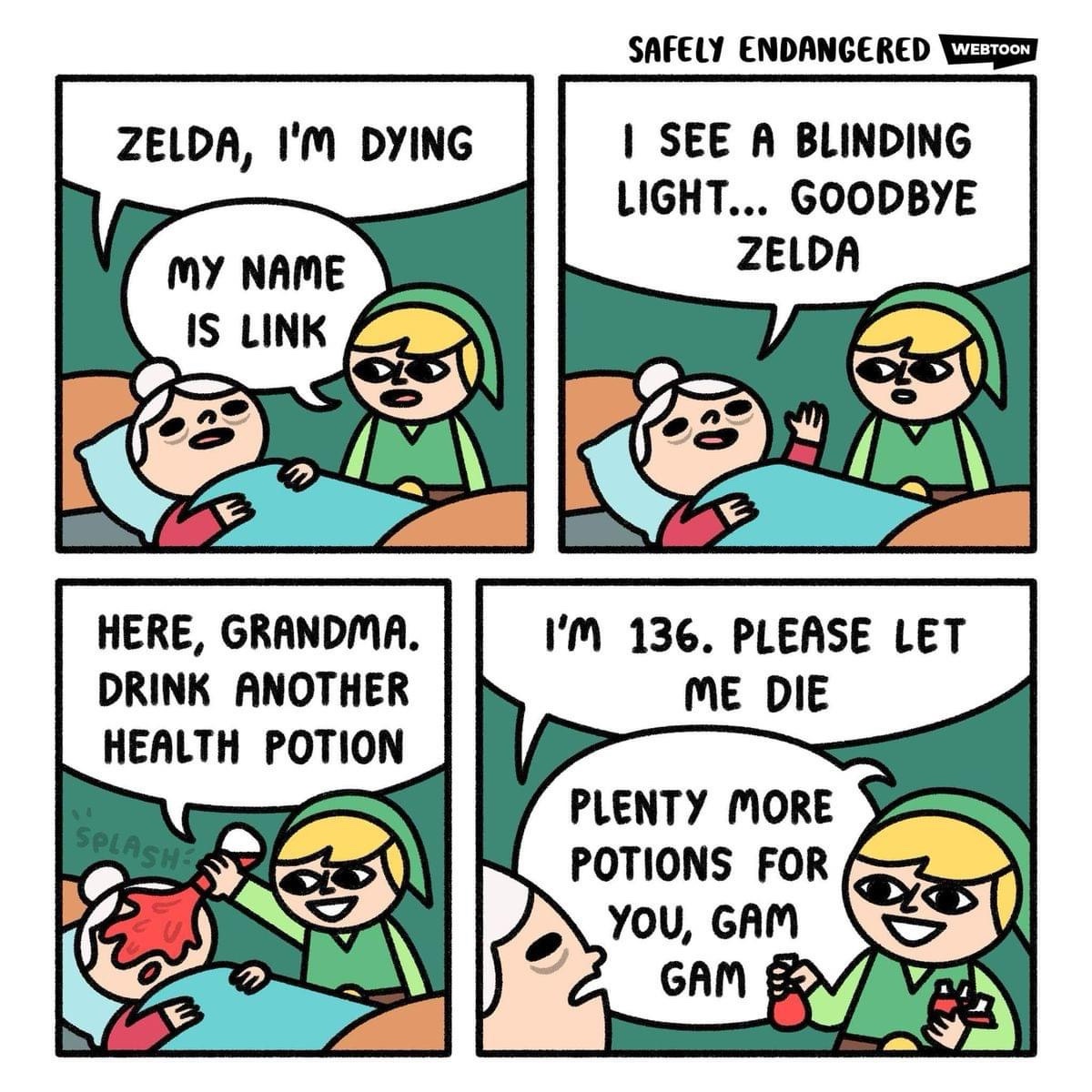 He’s the iconic Link from the gaming world