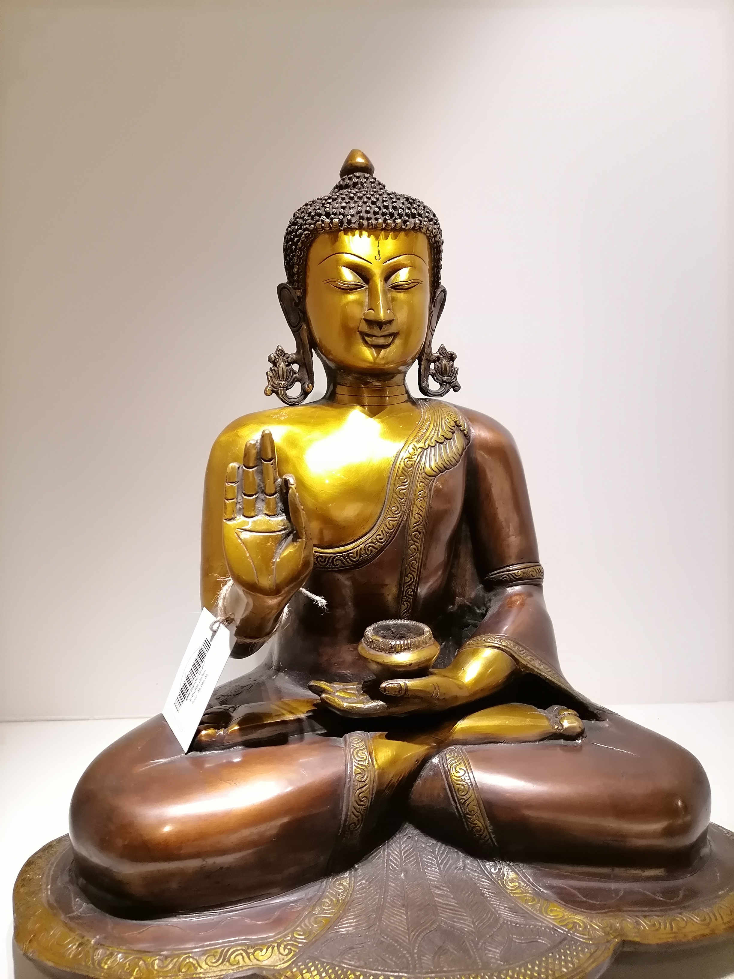 The Serene Buddha Idol at Kovalam's Arts and Crafts Village