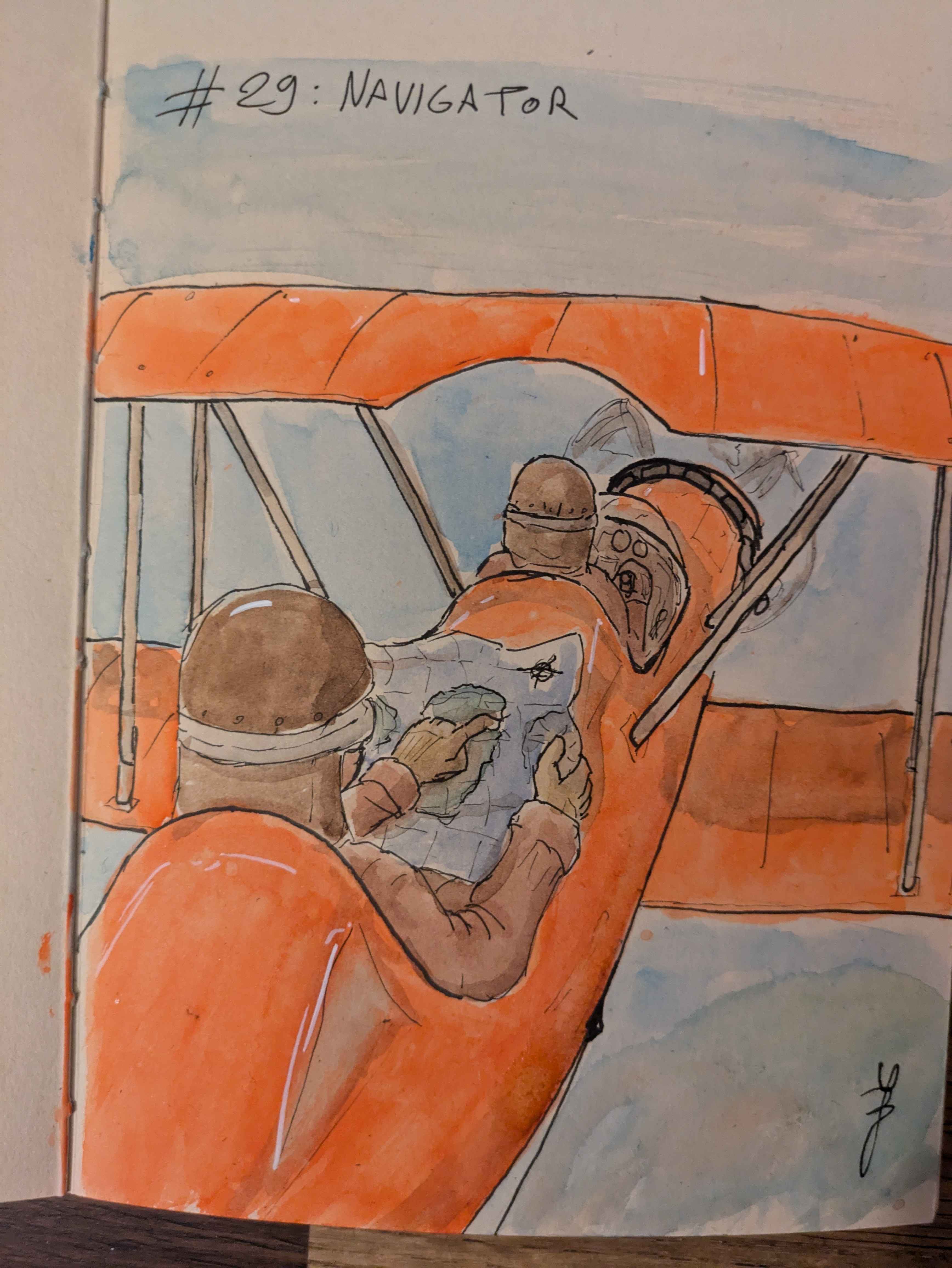 Inktober Day 29: Embrace the Navigator Theme