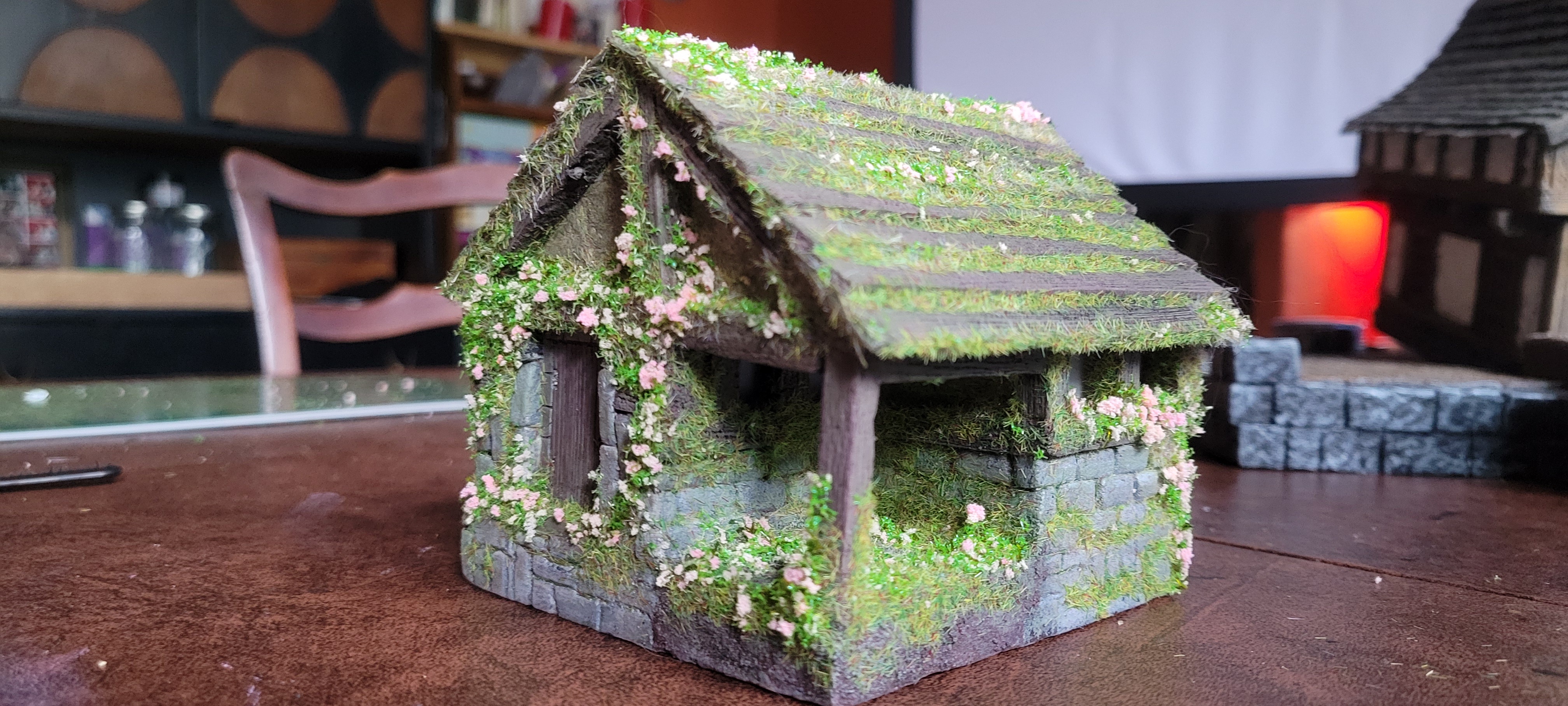 The Enchanted Overgrown Cottage Miniature