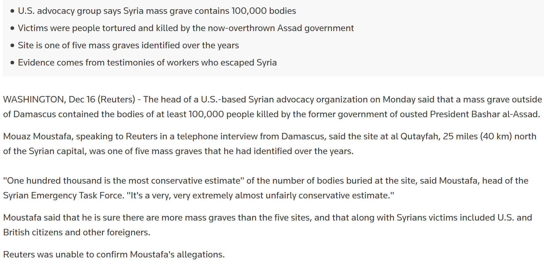 Breaking News: Shocking Developments from Syria