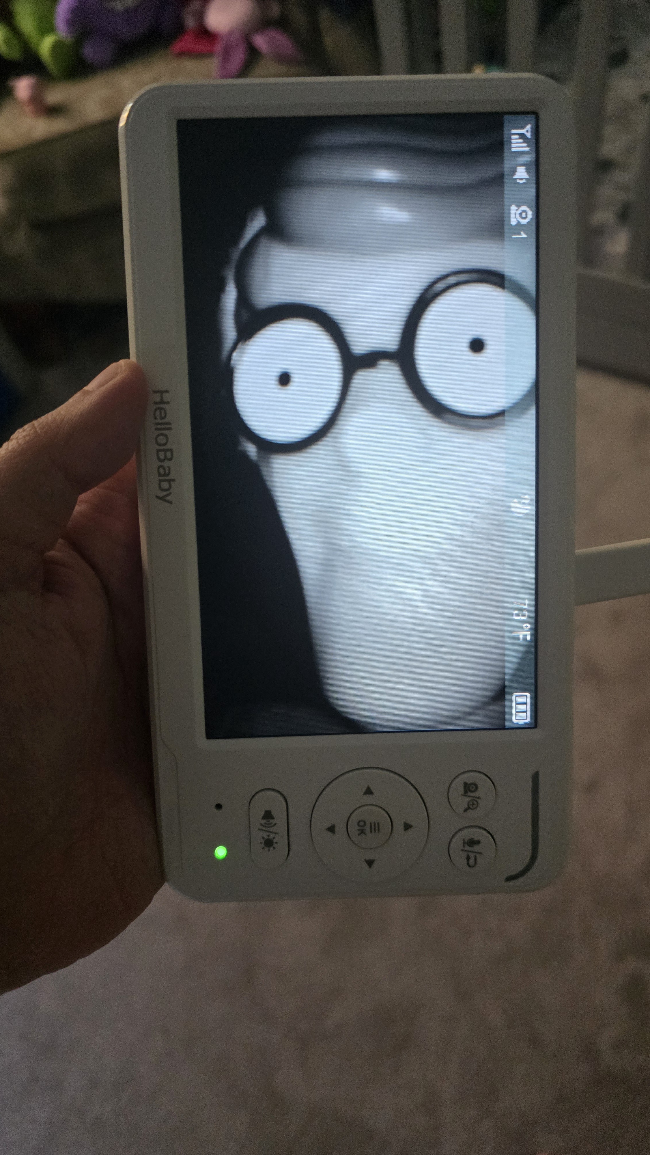 Waldo's Patience as My Wife Activates the Baby Monitor