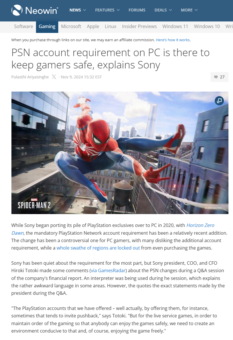 Oh Really, Sony? What About Those Security Breaches?