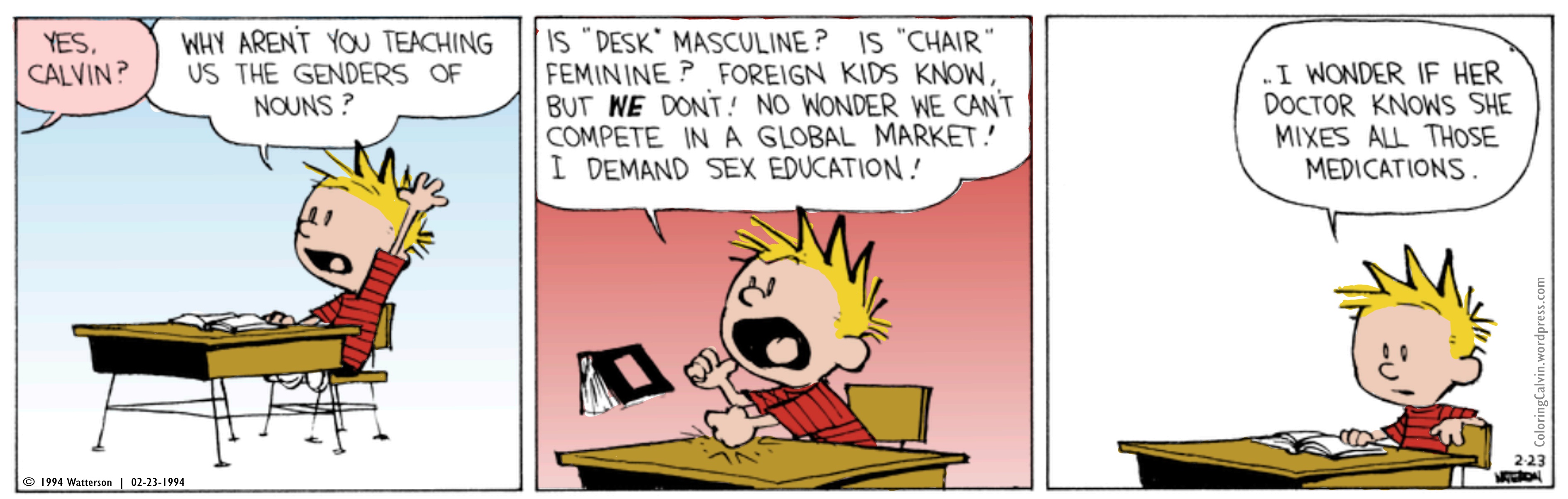 Calvin & Hobbes: The Unconventional Sex Education