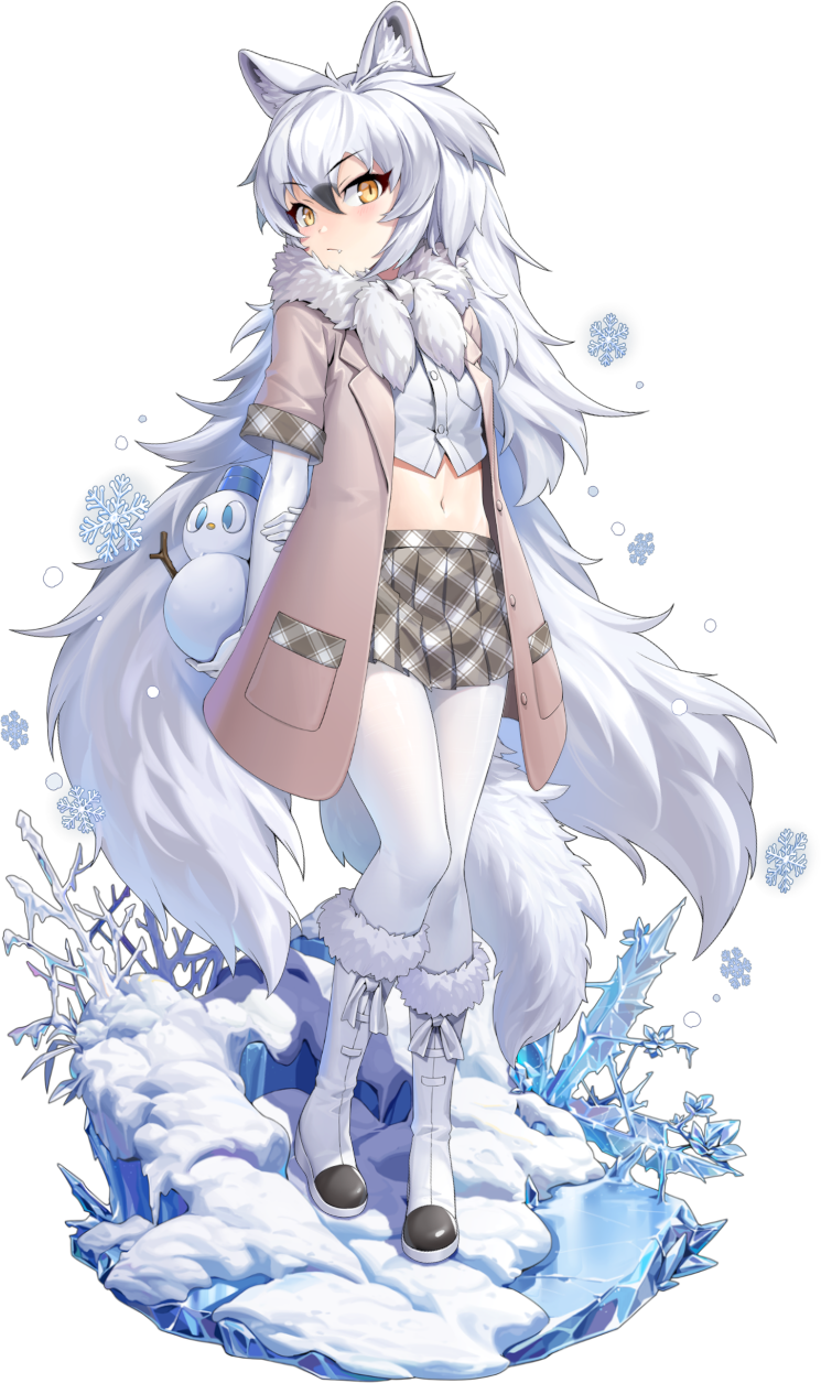 Stunning Arctic Wolf Pictures from Kemono Friends